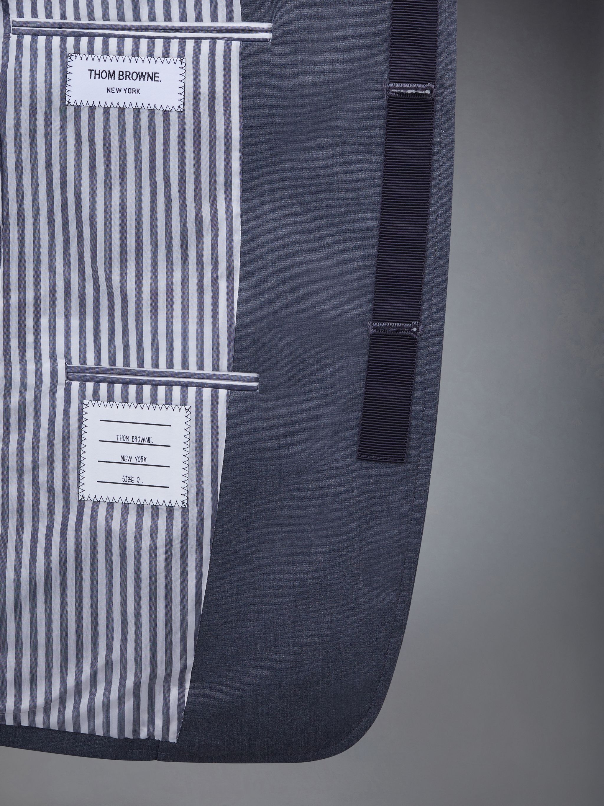 single-breasted button-fastening blazer - 5