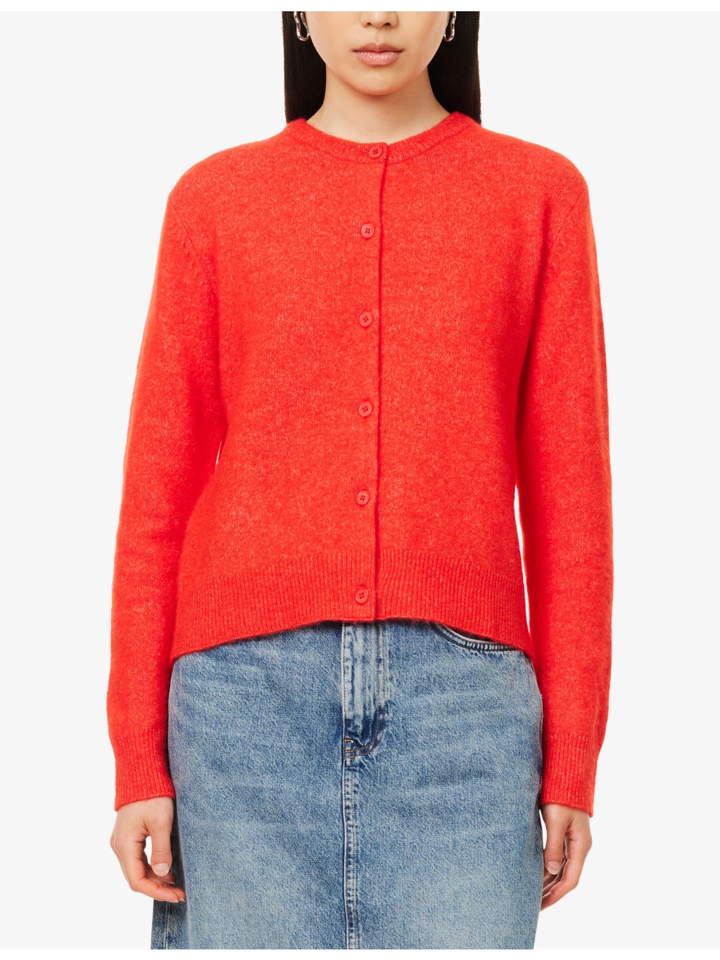 Nor brushed knit cardigan - 3