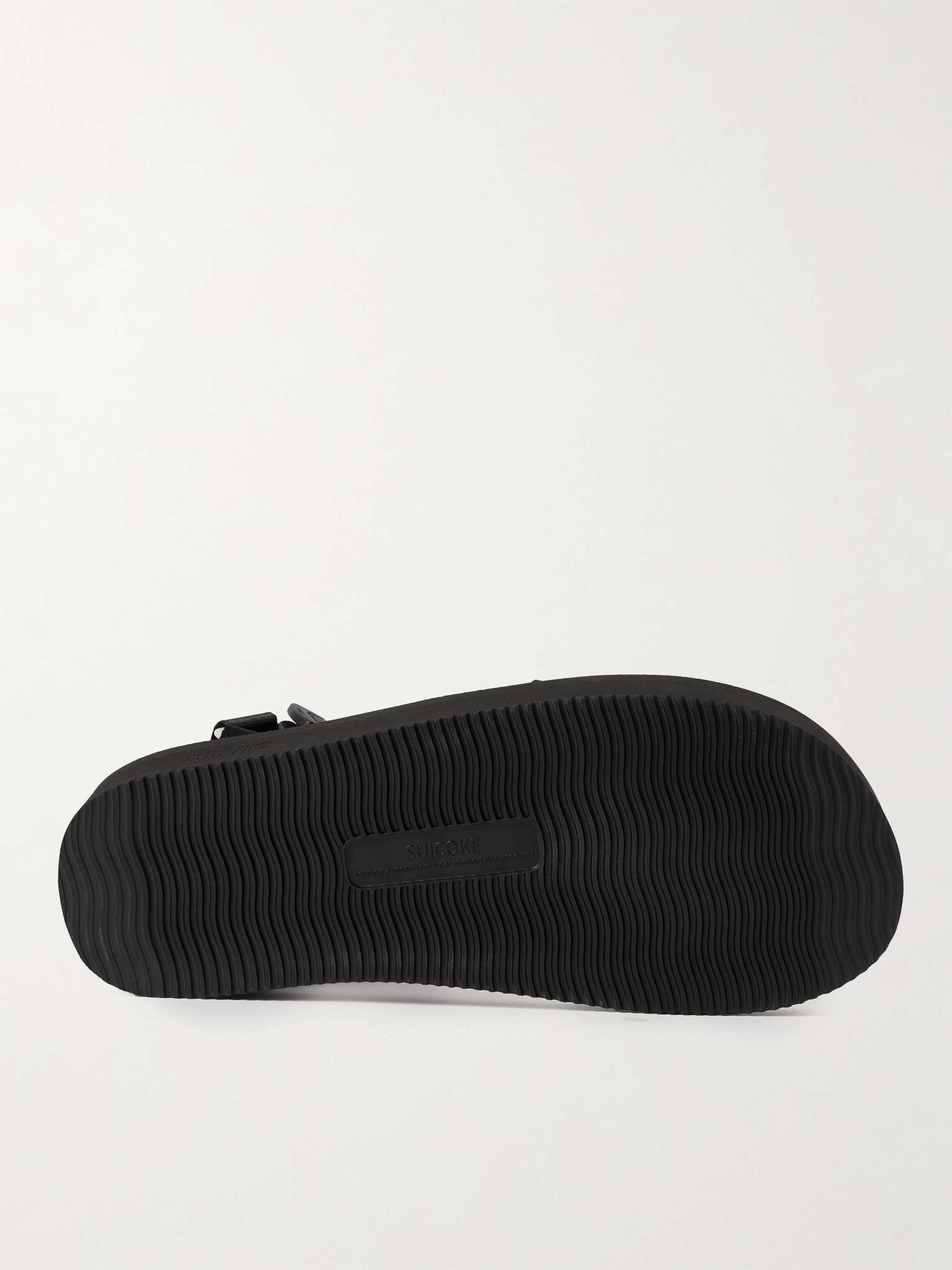 + Suicoke Depa Logo-Print Webbing-Trimmed Rubber Sandals - 3