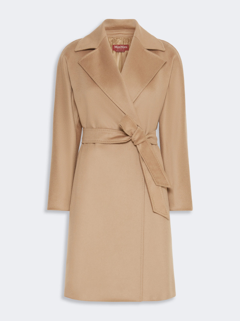 DRAVENNA Wool broadcloth robe coat - CAMEL 1
