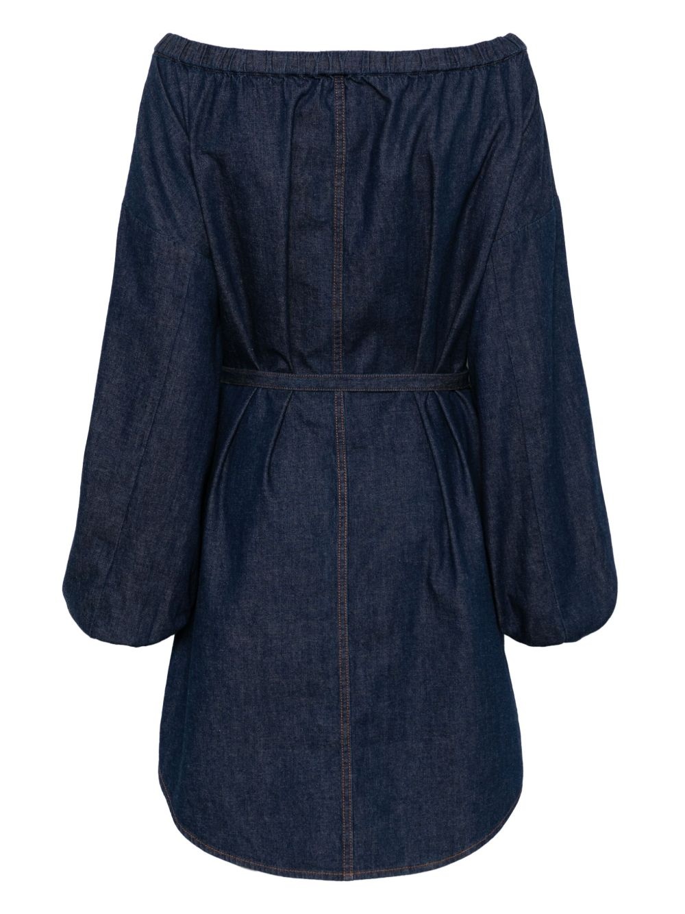 denim mini dress - 2