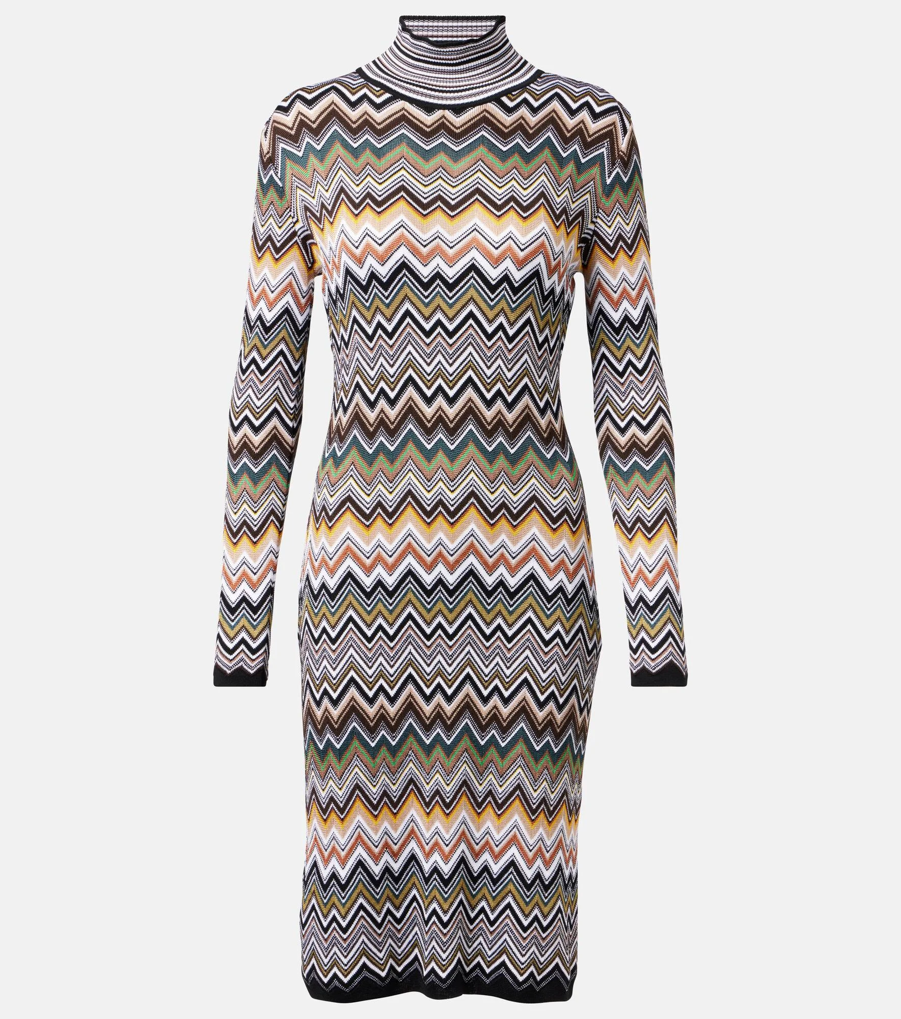 Zigzag midi dress - 1