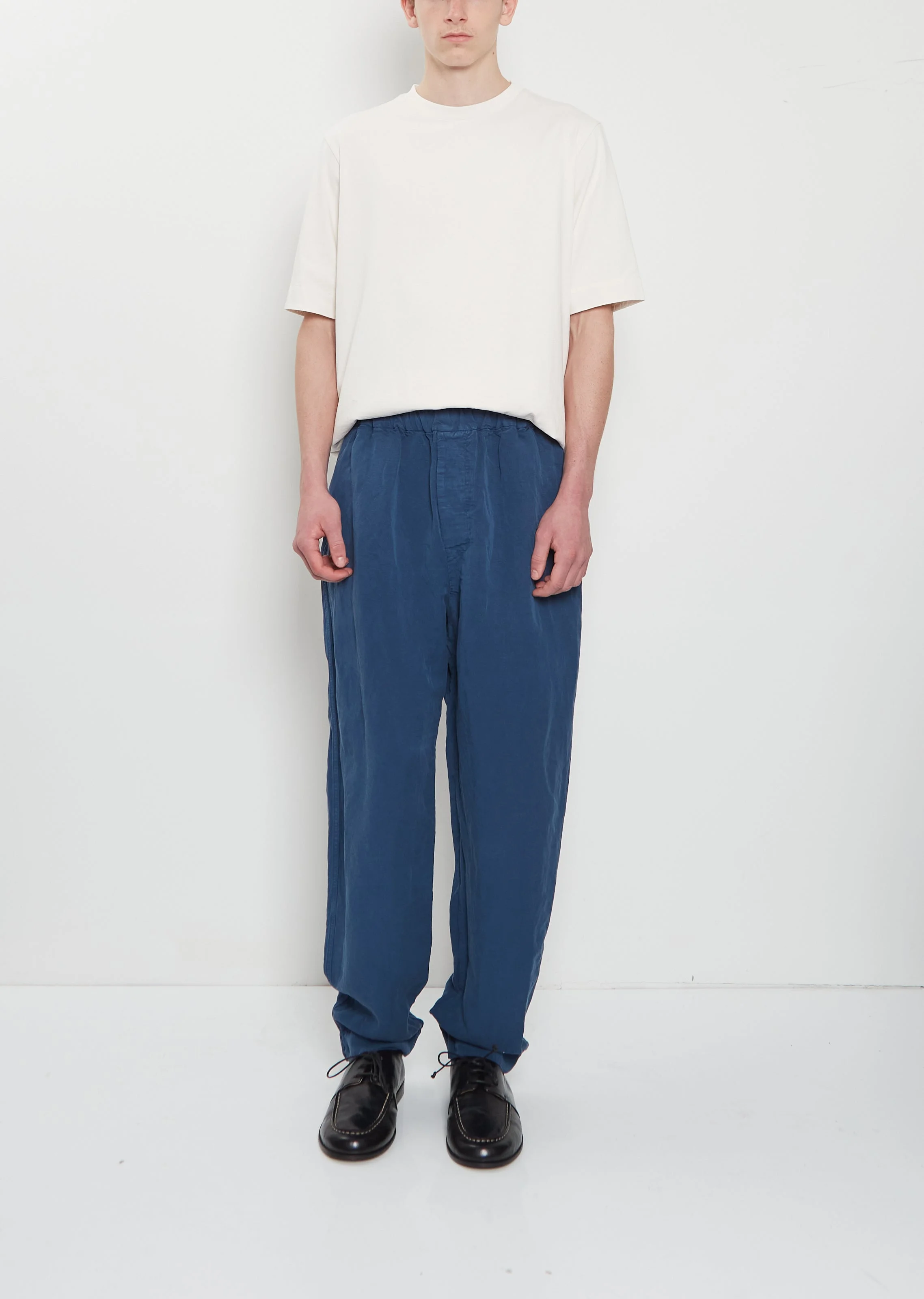 Jog Ah Linen Pant — Blue - 1