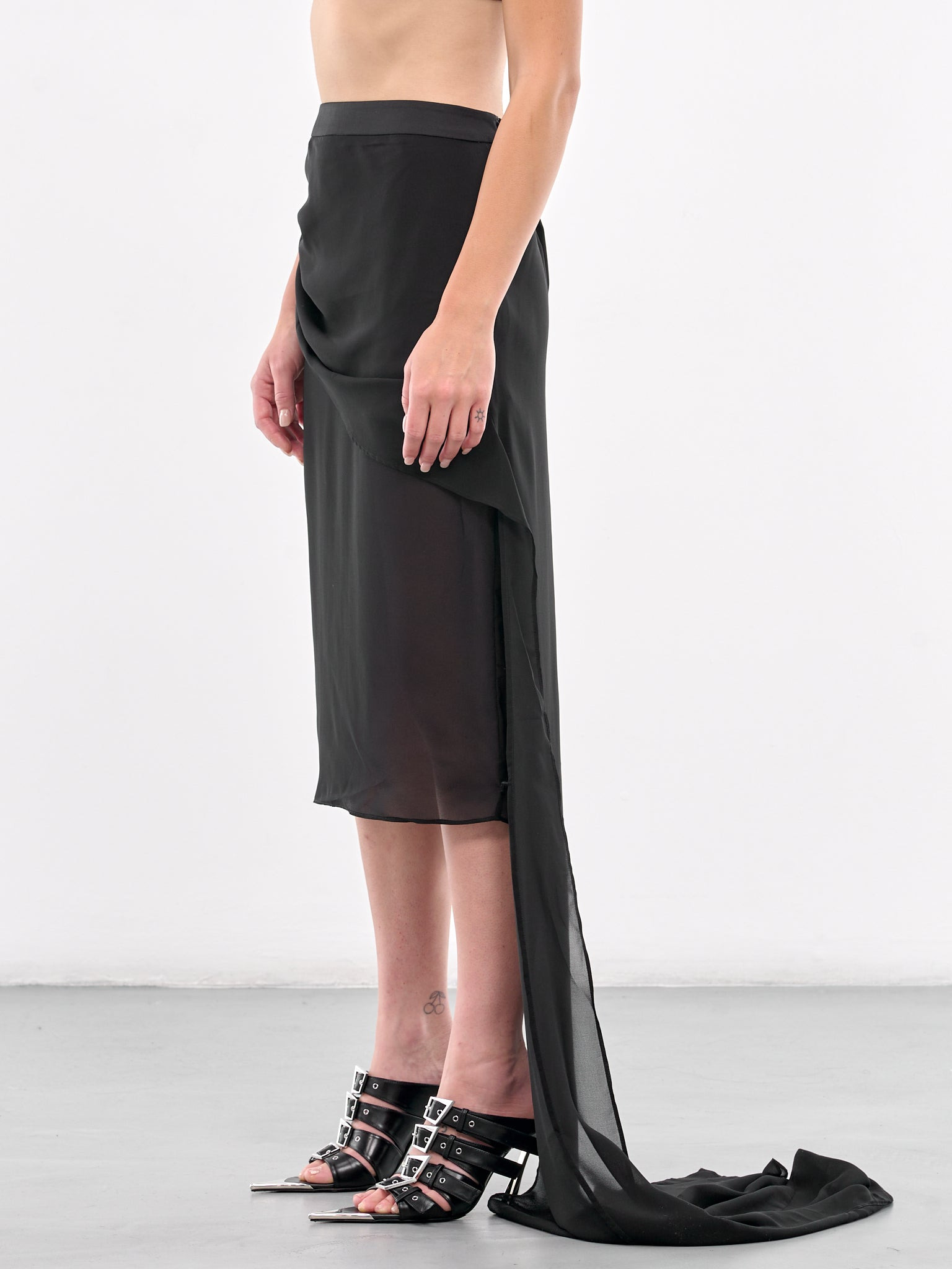 Double Waisted Mini Skirt - 2