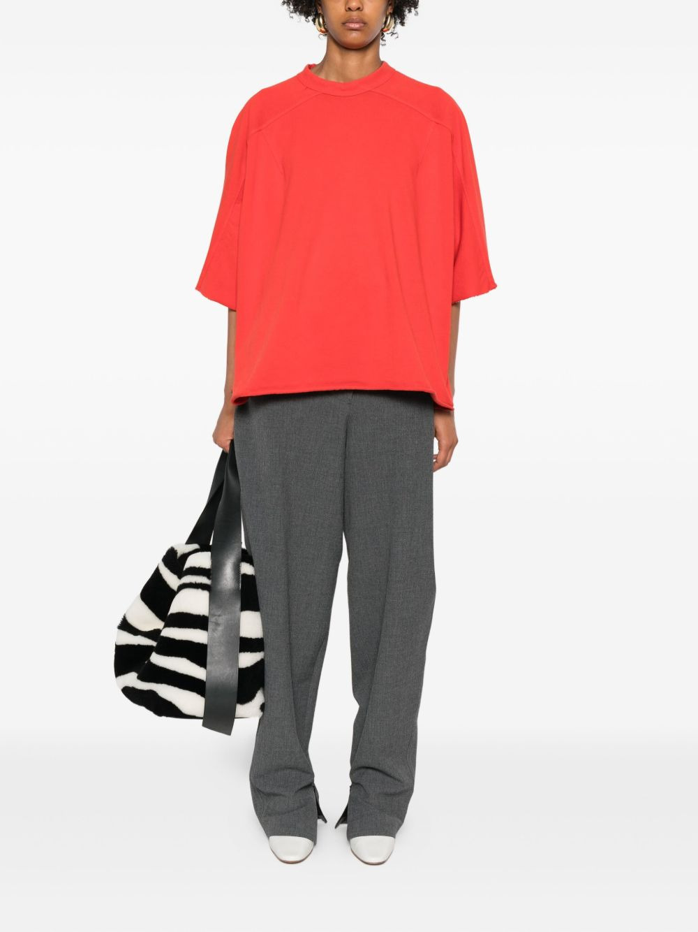 crew-neck cotton T-shirt - 3