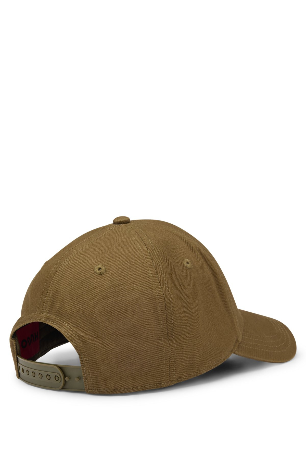COTTON-TWILL CAP WITH CROPPED LOGO PRINT - 3