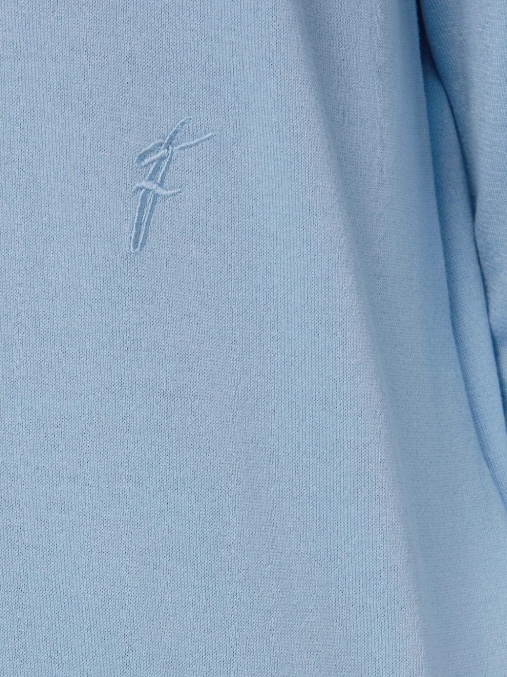 logo-embroidered polo shirt - 6
