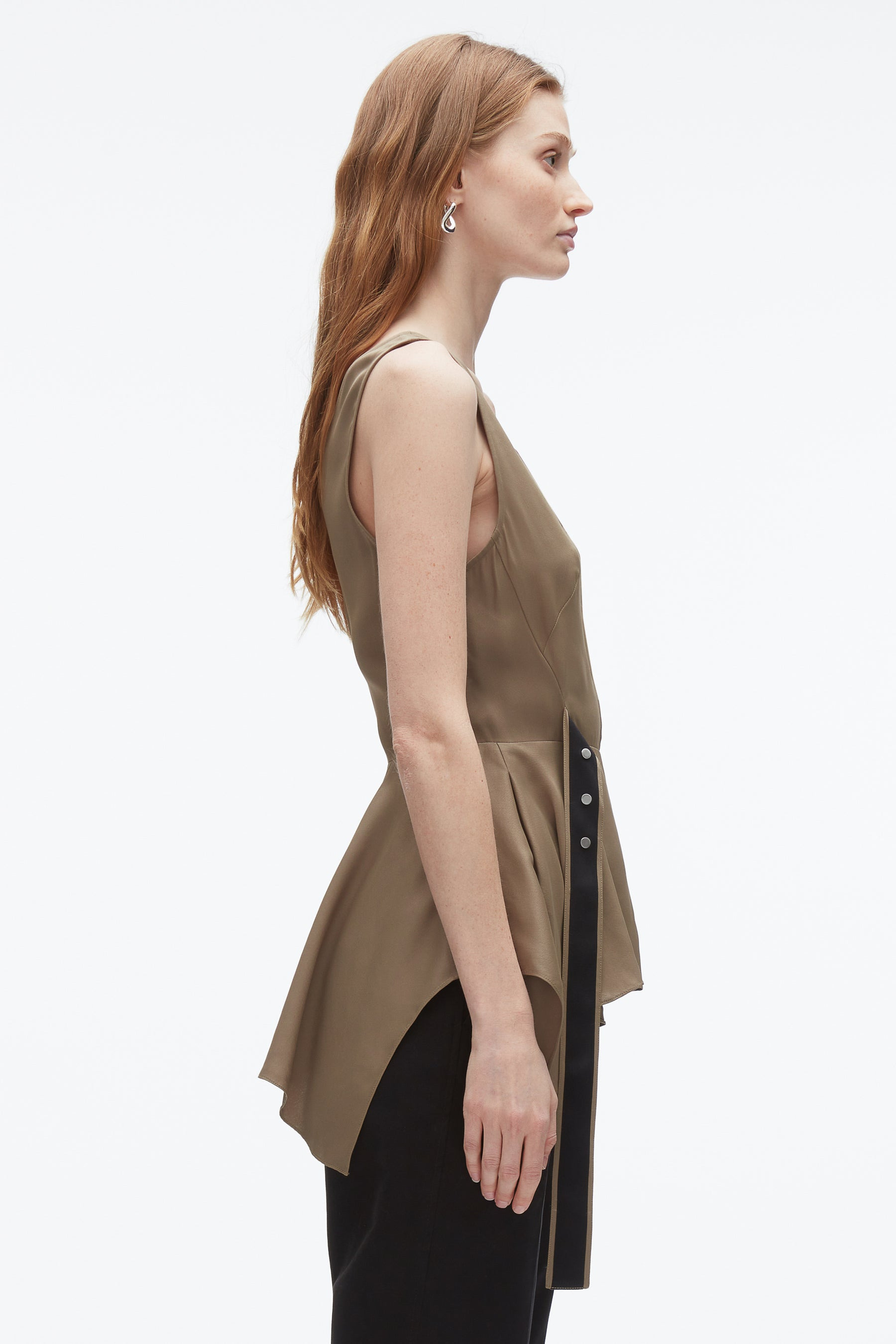 V-Neck Flounce Tank - 4