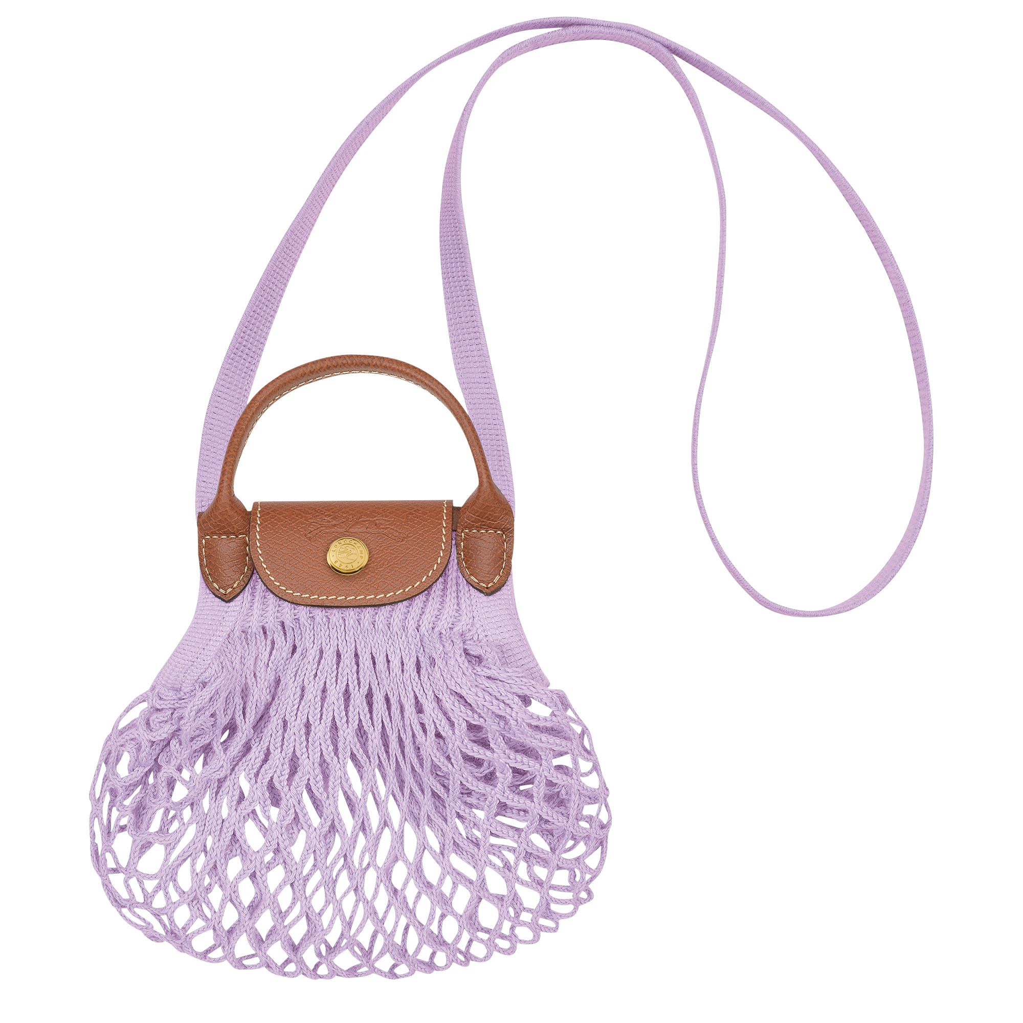 Le Pliage Filet XS Mesh bag Lilac - Canvas - 1