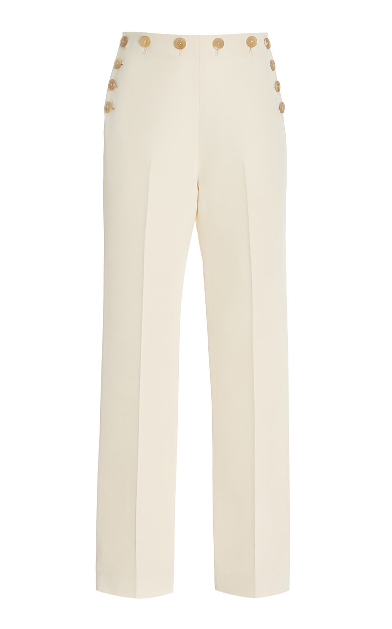 Rainer High-Waisted Pants white 1