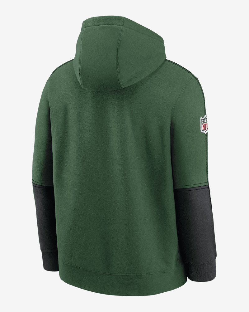 Nike New York Jets Logo Team Issue Club Men's Nike NFL Pullover Hoodie outlook
