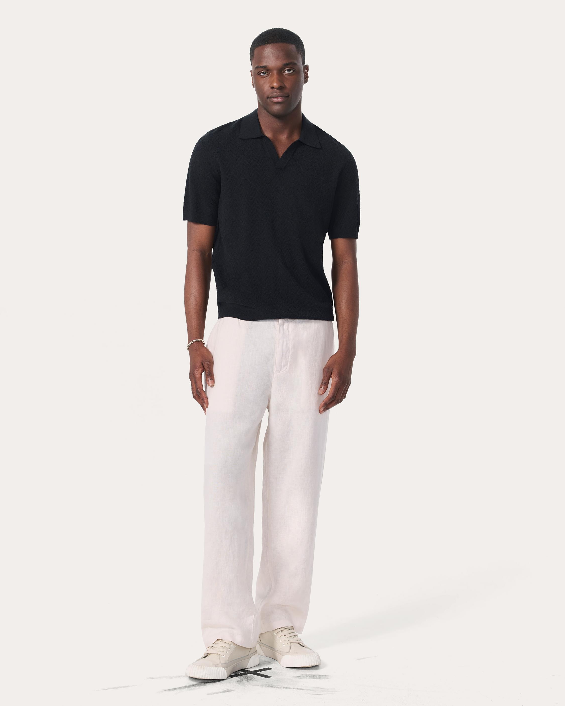 Zuma Herringbone Knit Polo Shirt
Terry Toweling - 3
