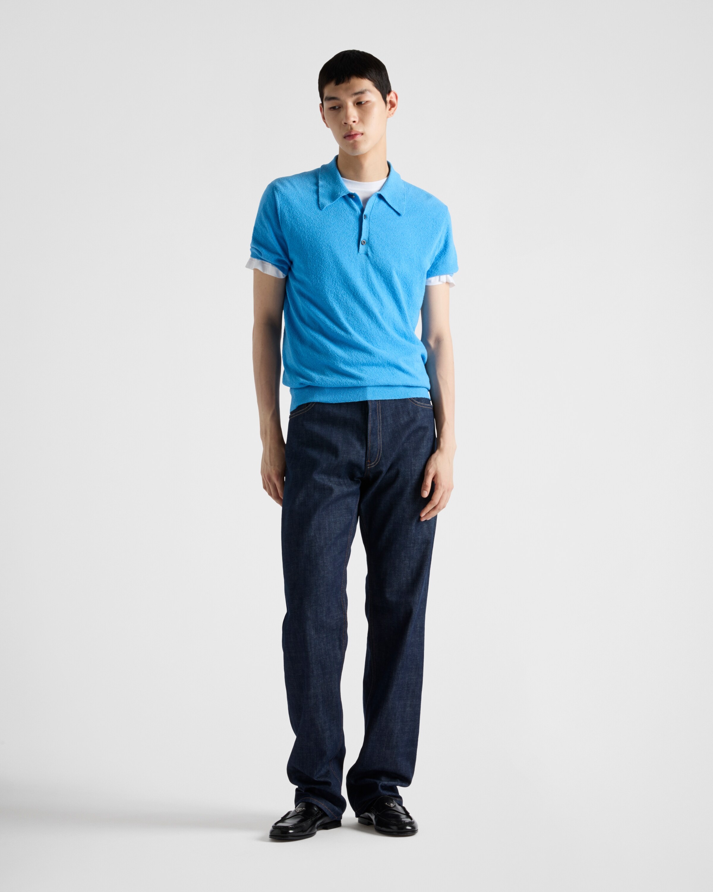 Short-sleeved cotton polo shirt - 2