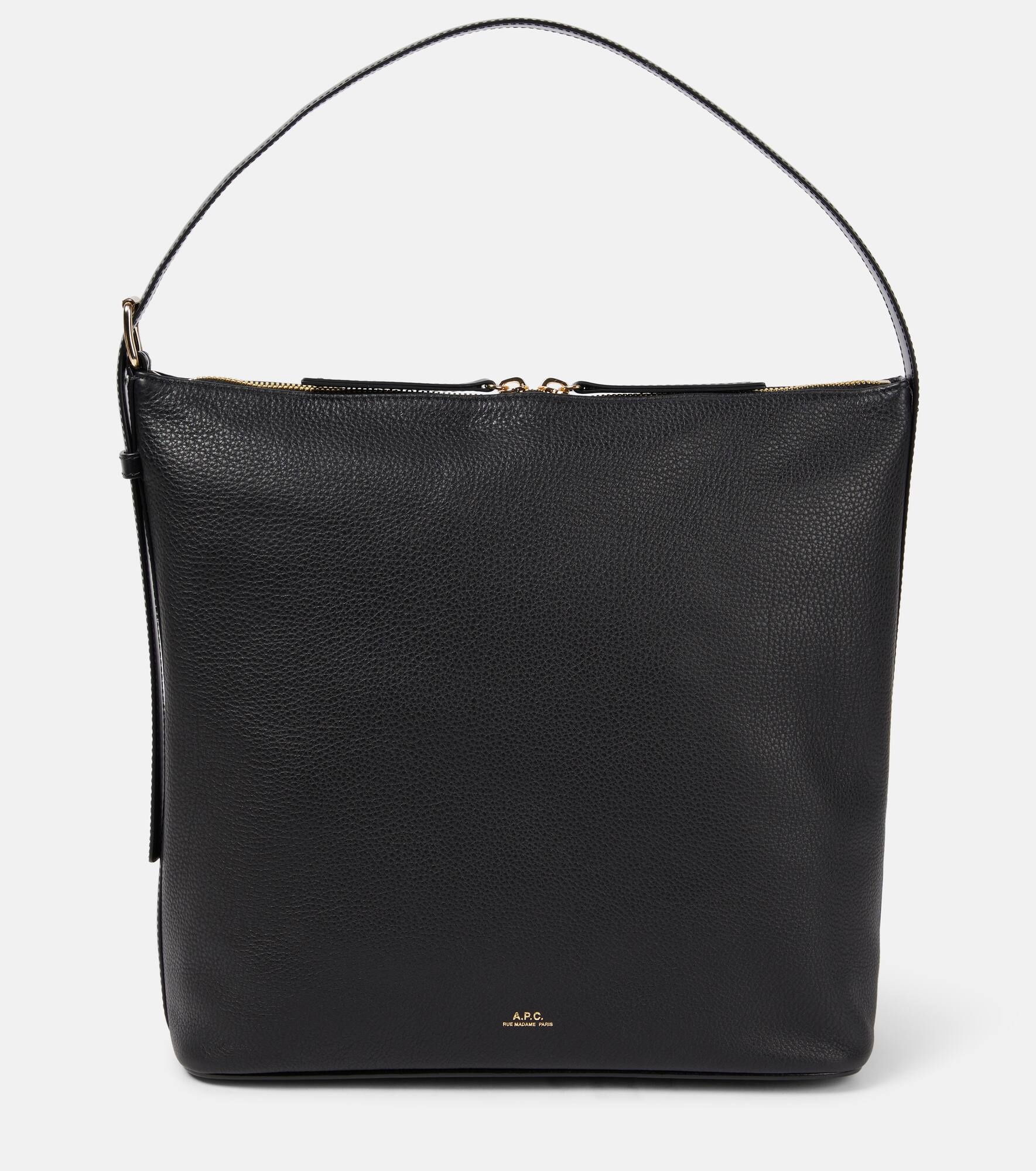 【関税&送料込】A.P.C. Vera Bag In Black Leather Vera bag | 100% cowhide leather | A.P.C. Accessories