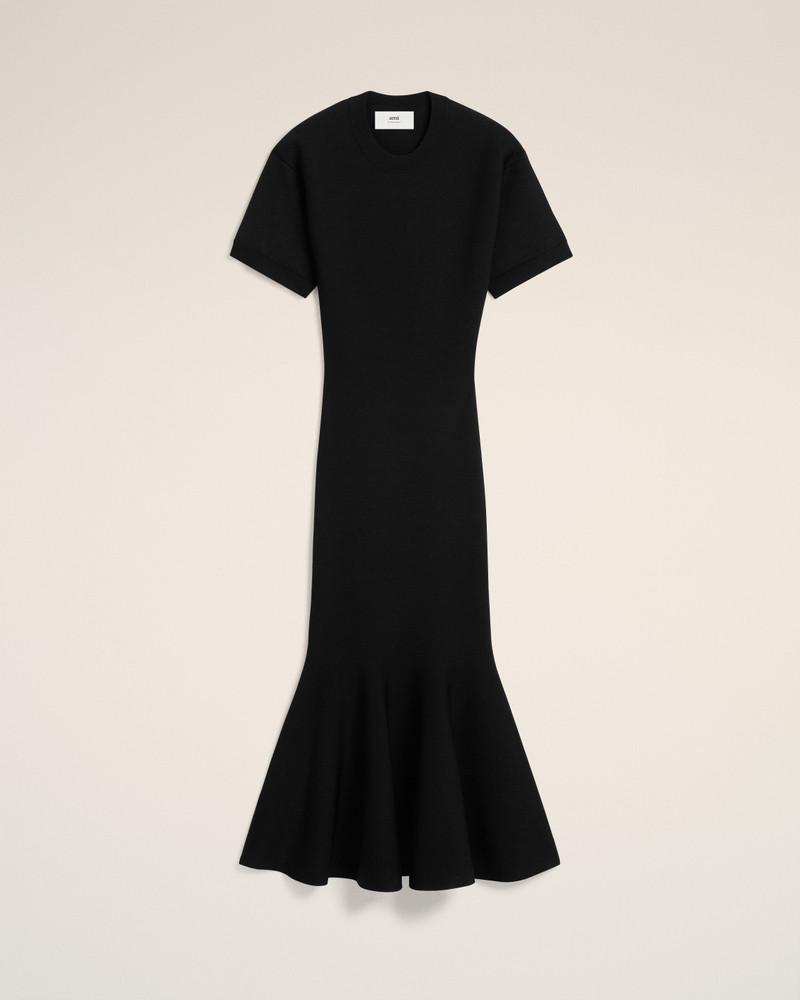 AMI Paris BLACK GODET DRESS outlook