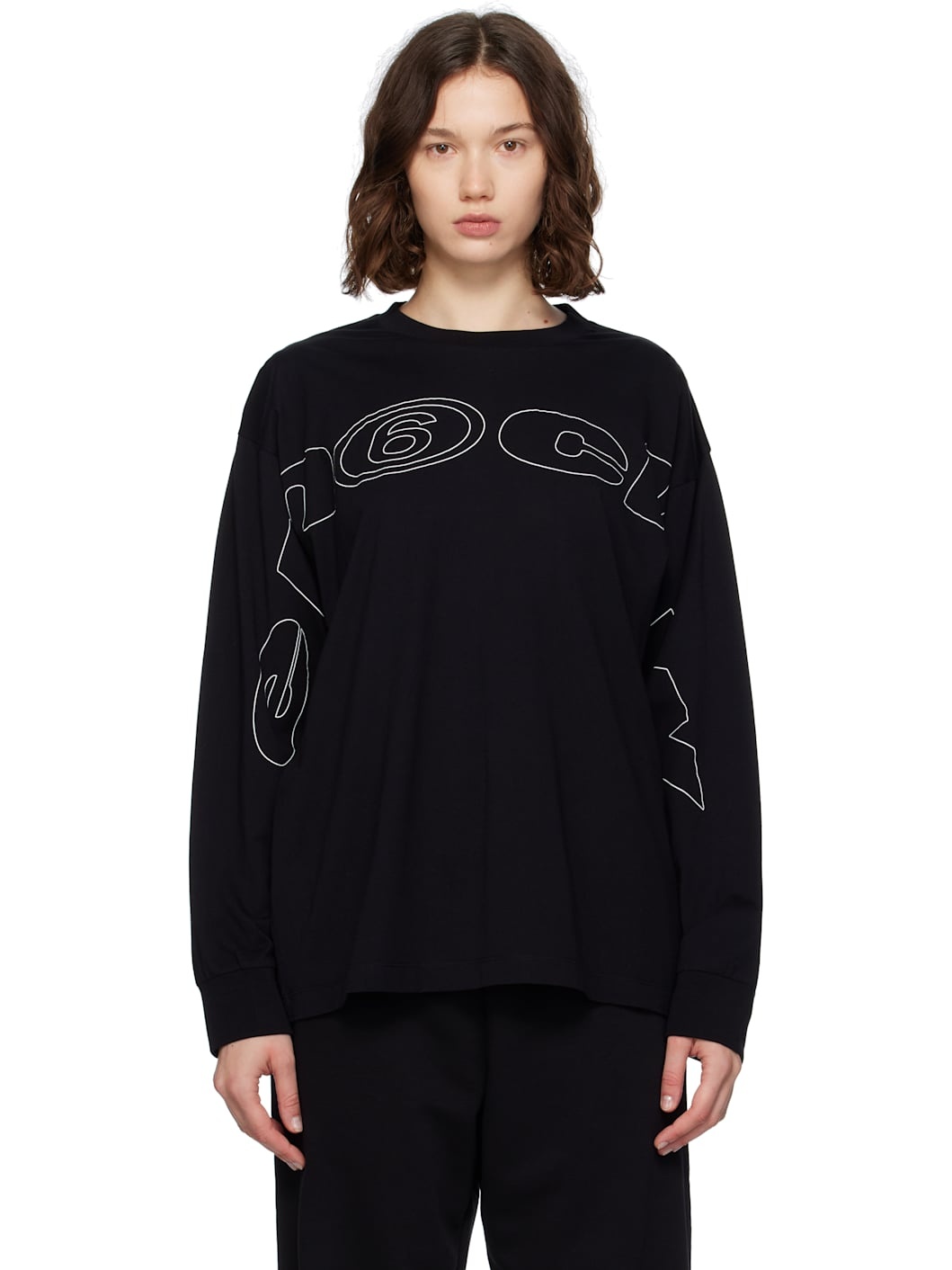 Black Long Sleeve T-shirt - 1