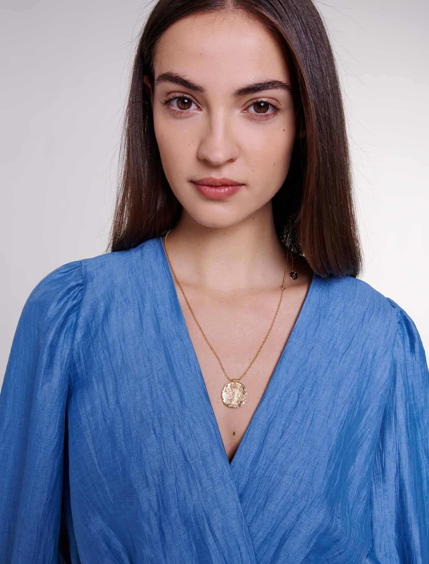 Linen wrap dress - 6