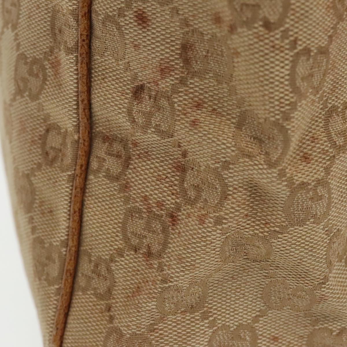 GUCCI GG Canvas Hand Bag Brown Silver 113019 113019 - 6