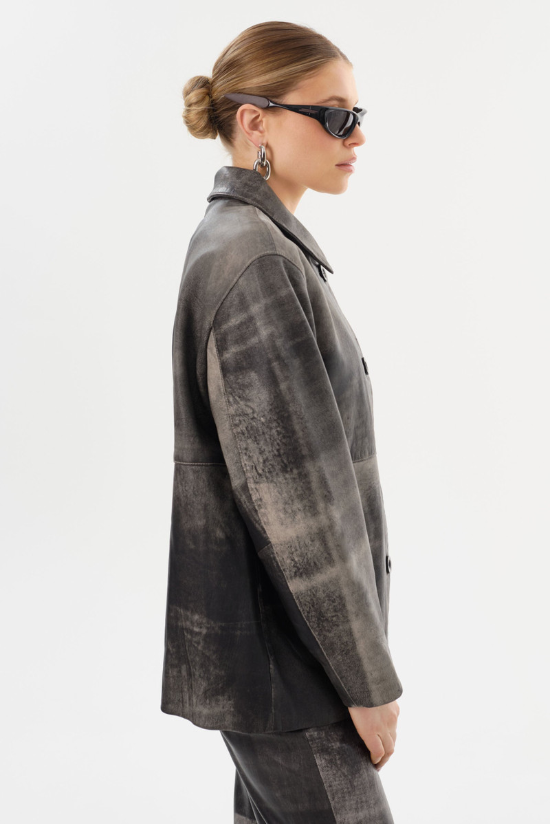 PRESLEY | Leather Shacket 6