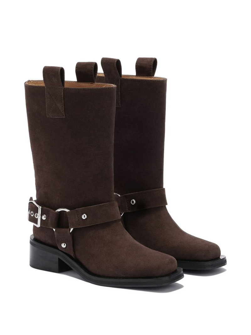 GANNI buckle-detail boots outlook