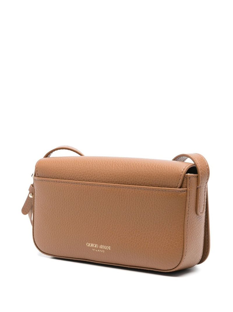 GIORGIO ARMANI mini leather cross body bag outlook
