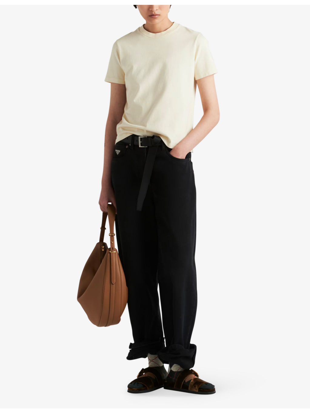 Logo-embroidered slim-fit stretch-cotton T-shirt - 2