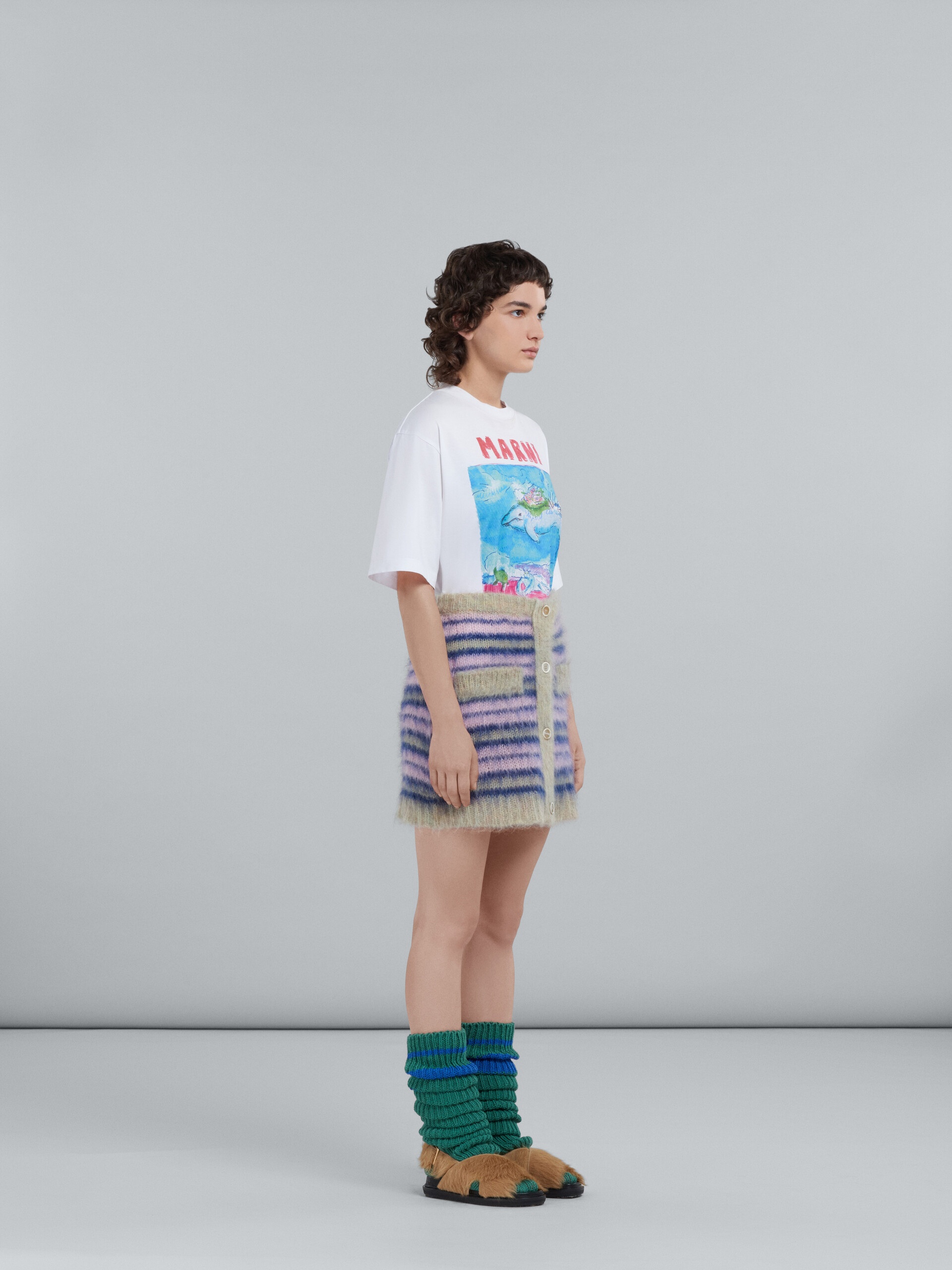 COTTON T-SHIRT WITH PRINT - 5