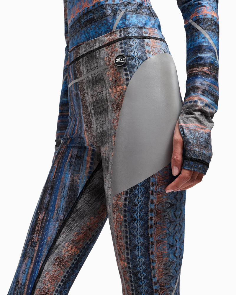 GIORGIO ARMANI NEVE PRINTED JERSEY LEGGINGS 5