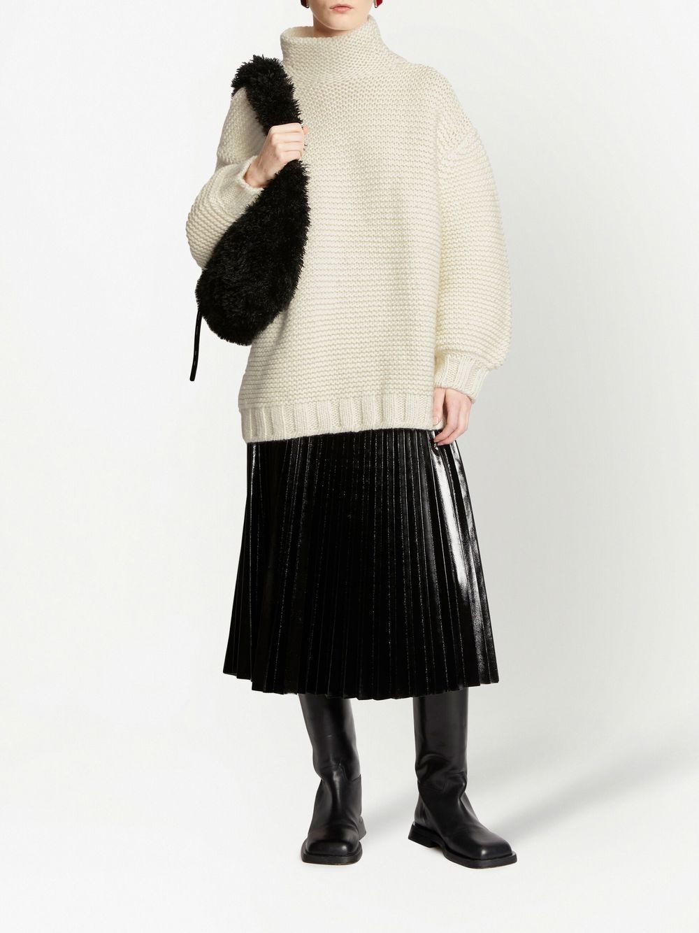 roll-neck chunky-knit jumper - 2