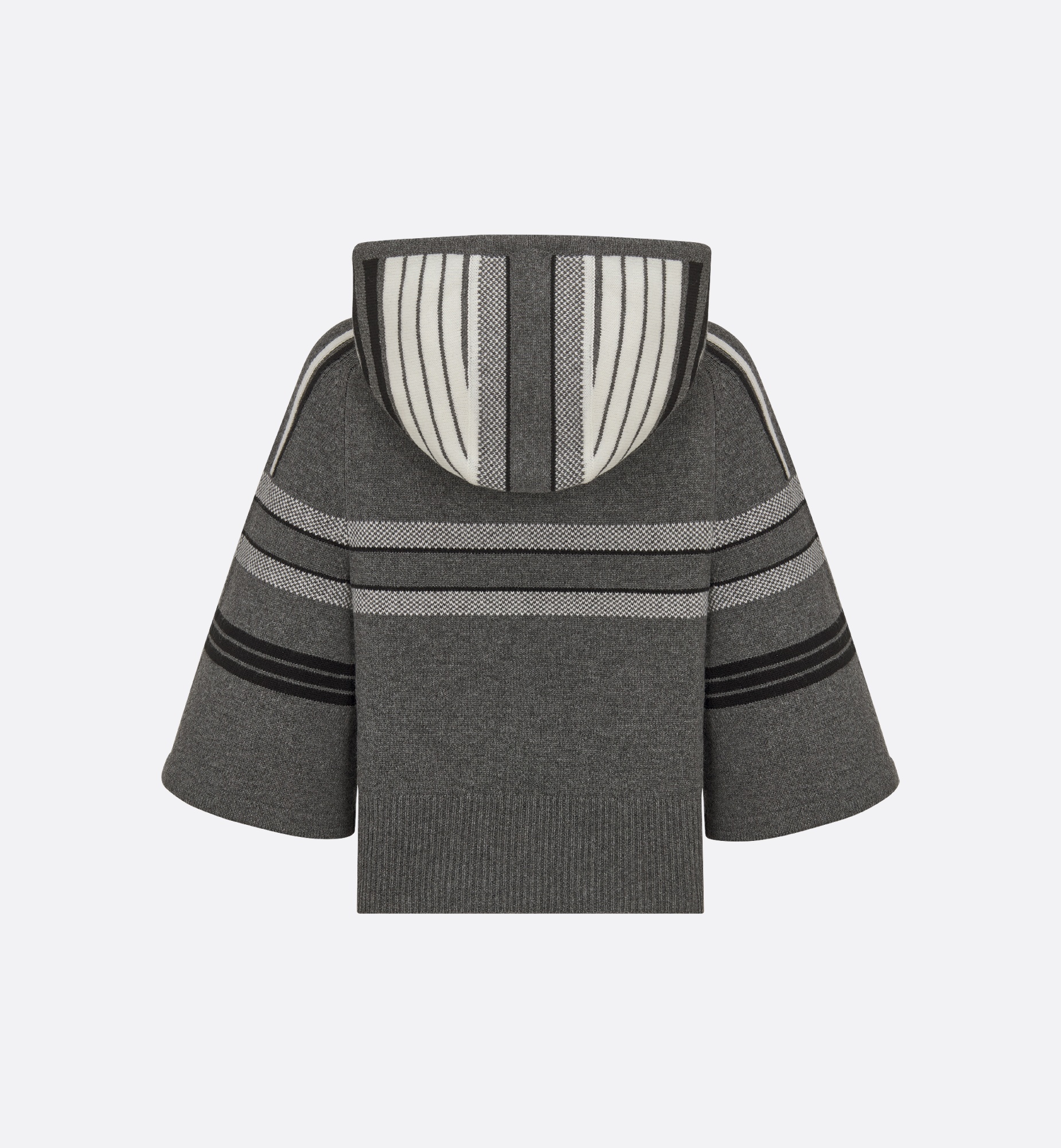 DiorAlps Three-Quarter Sleeve Hooded Sweater - 2