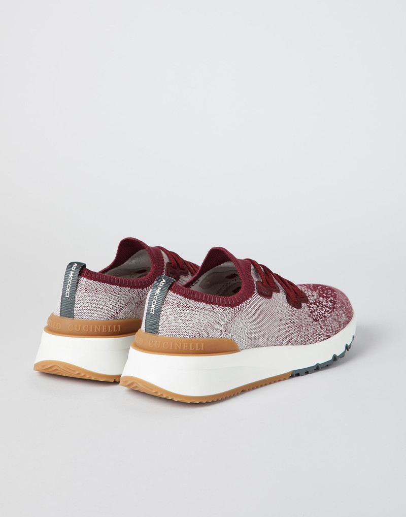 Brunello Cucinelli Cotton chiné knit runners outlook