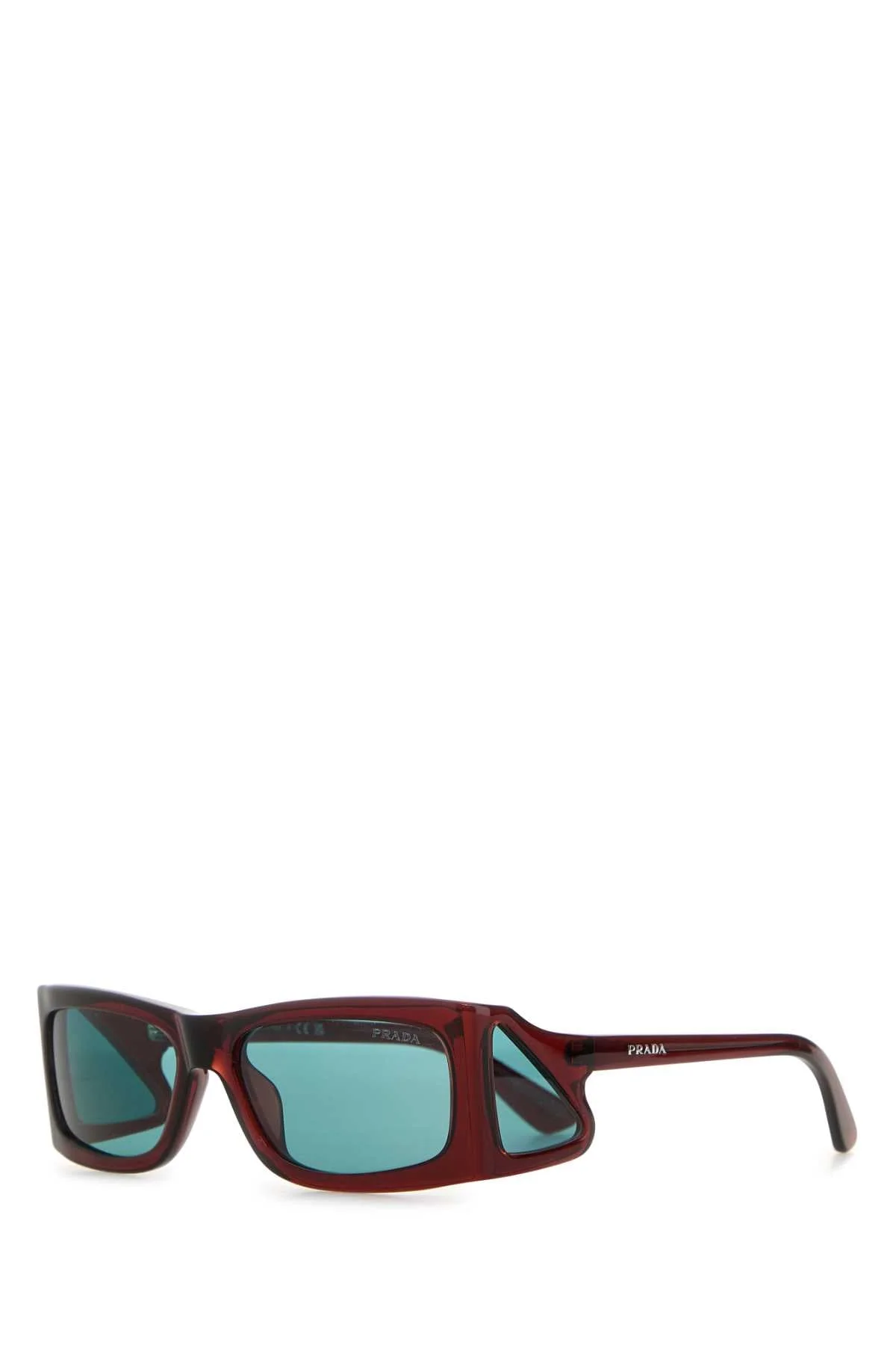 Prada Men Burgundy Acetate Opr B03s Sunglasses - 1