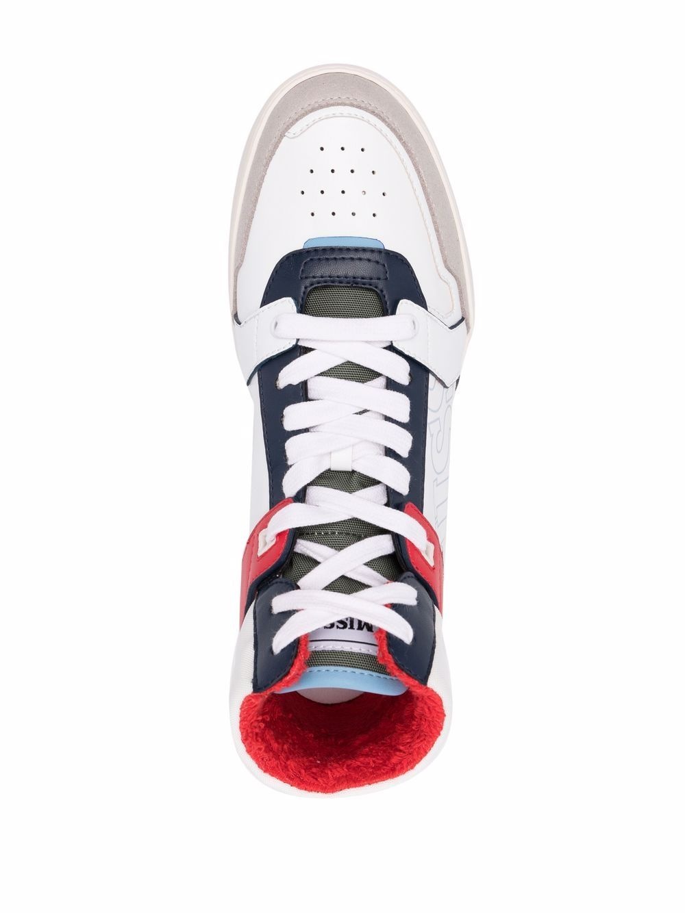 HIGH-TOP PANELLED SNEAKERS - 3