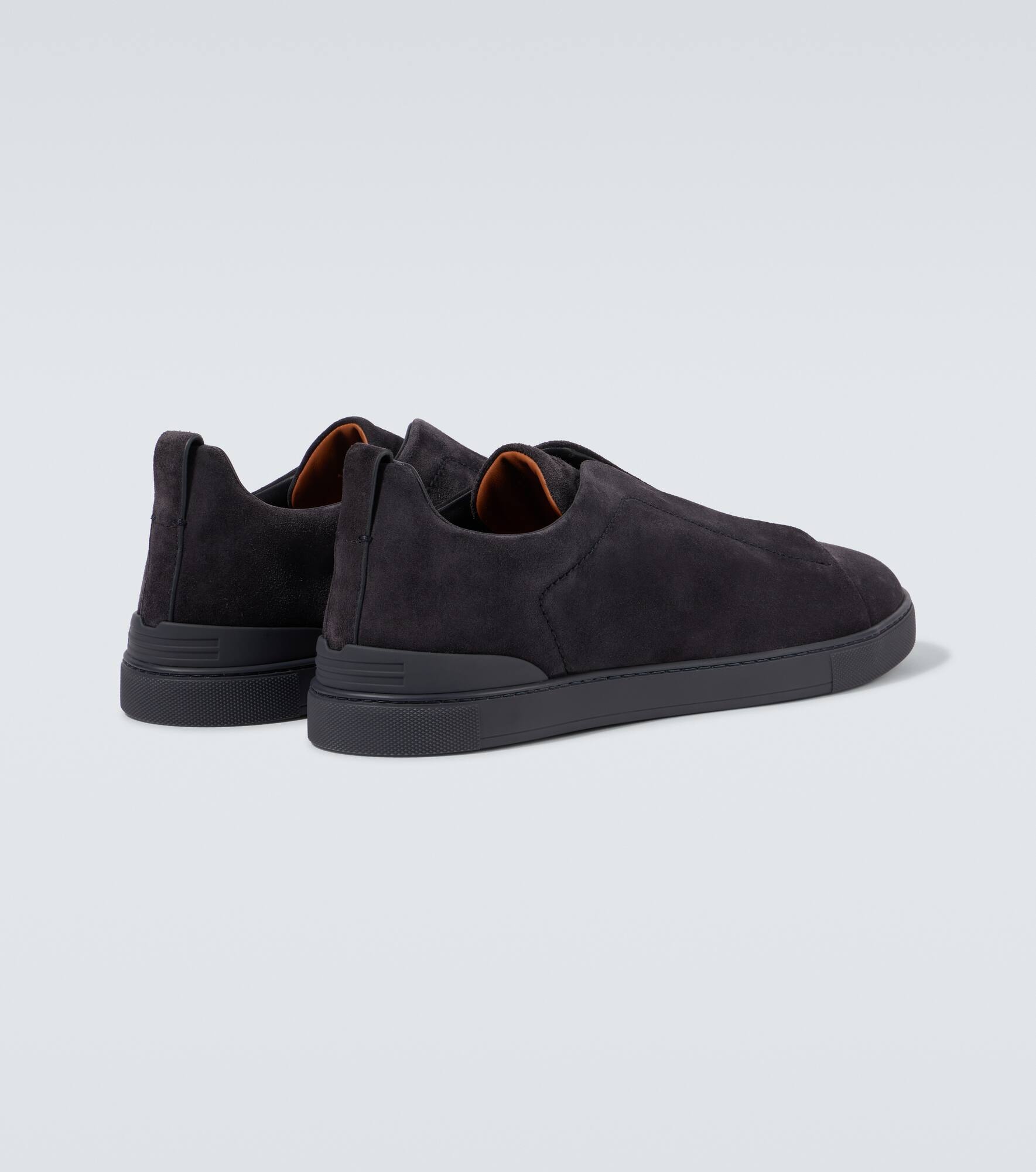 Triple Stitch suede sneakers - 6