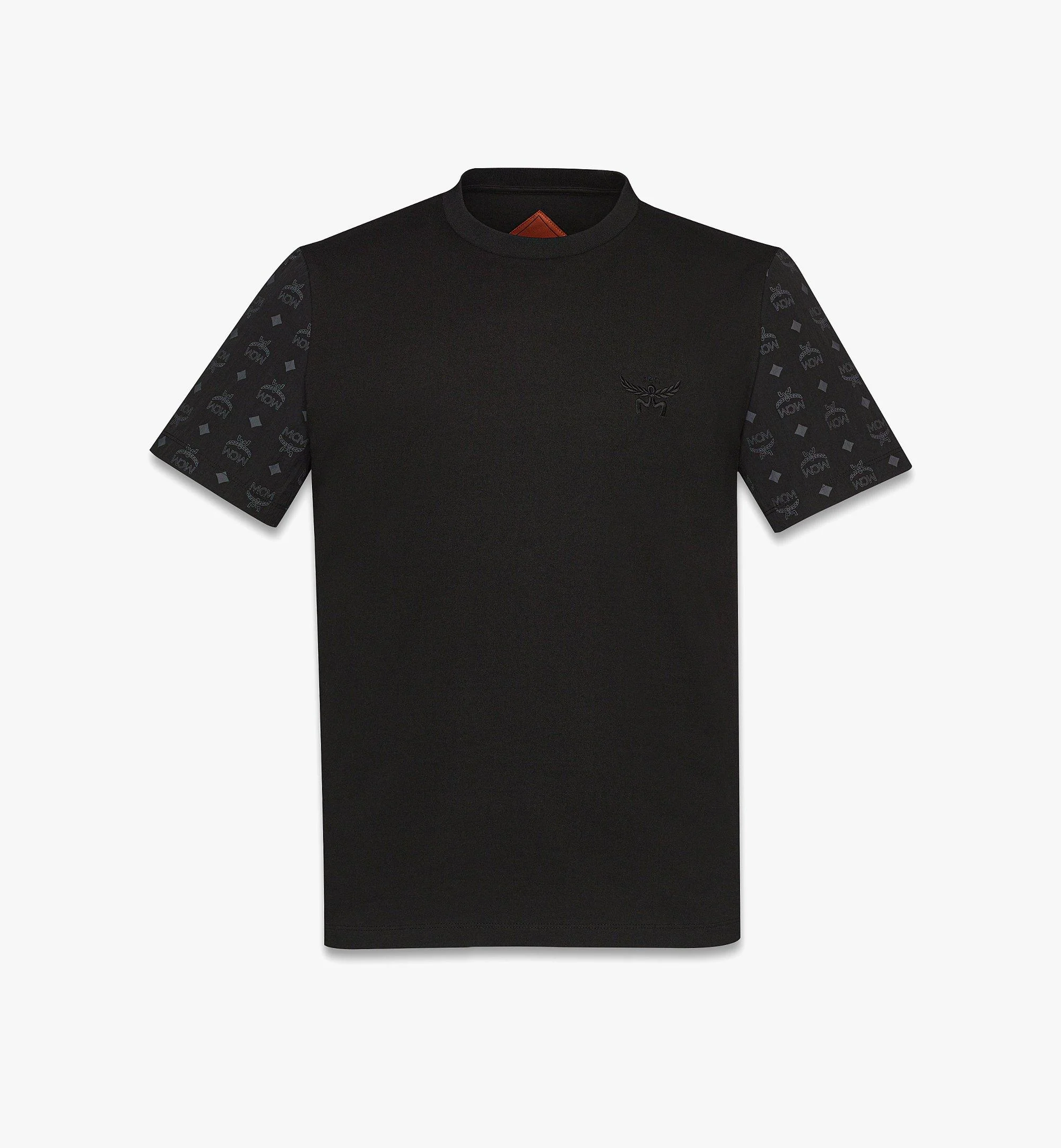 Logo T-Shirt in Cotton and Monogram ECONYL® - 1