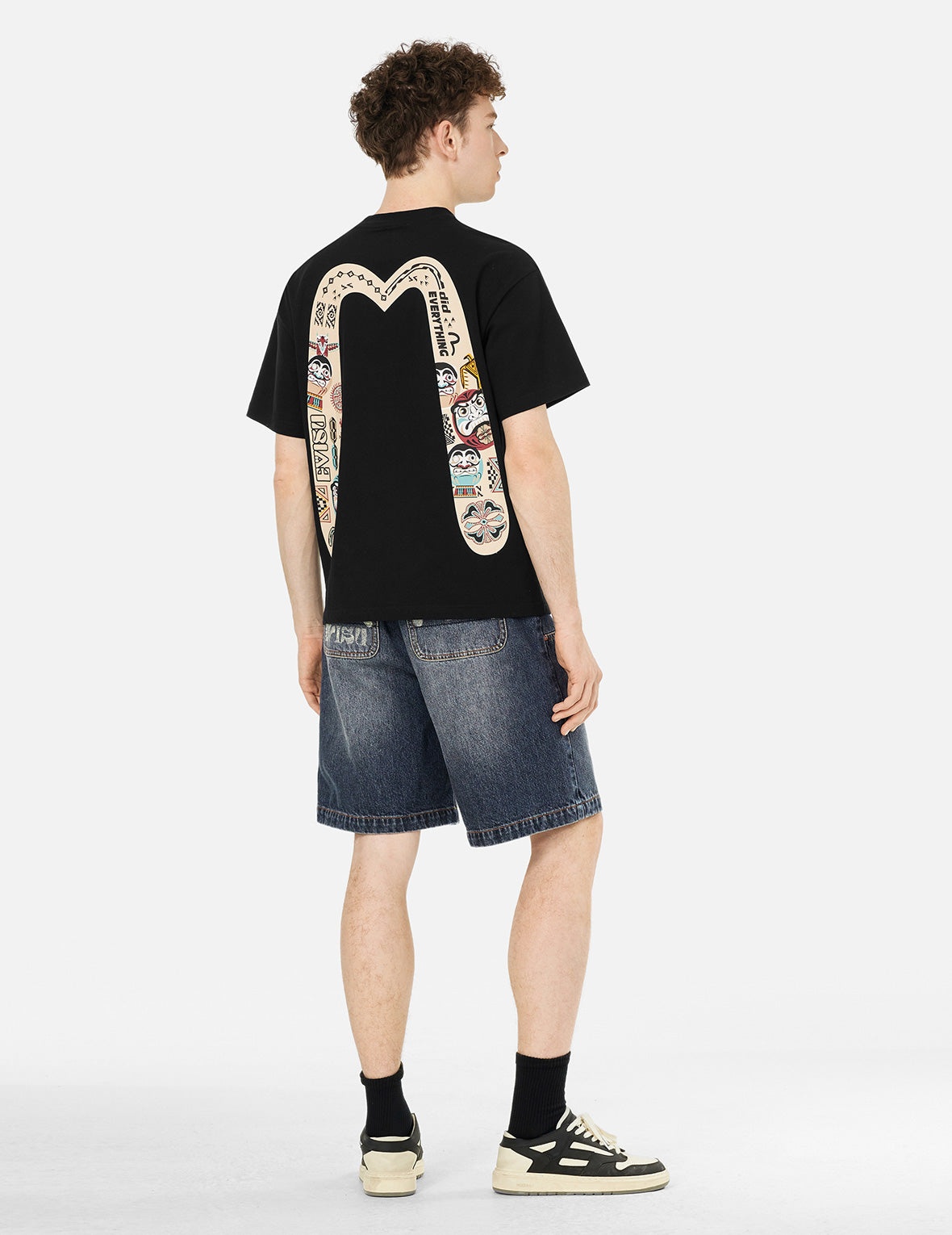 Slogan and Totem Daicock Print Relax Fit T-shirt - 4