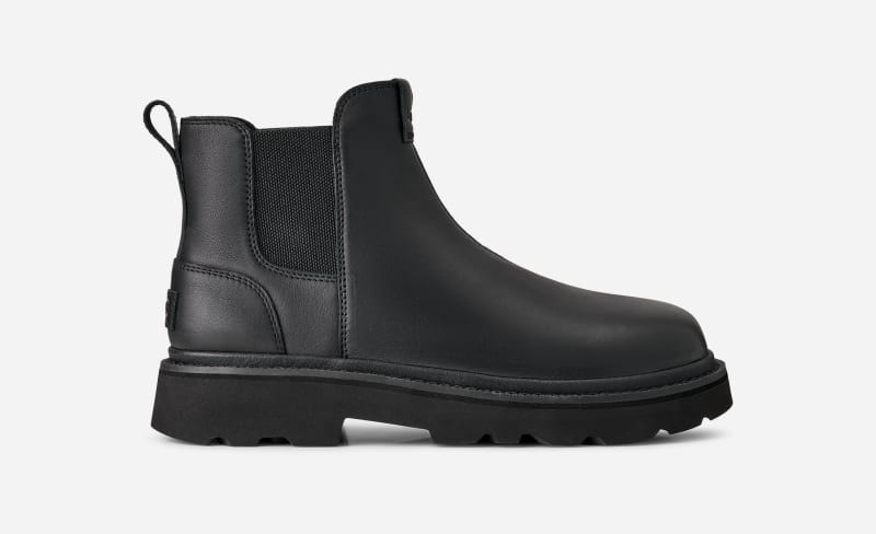 ® Men's Chelsea Lug Leather Boots in Black 1