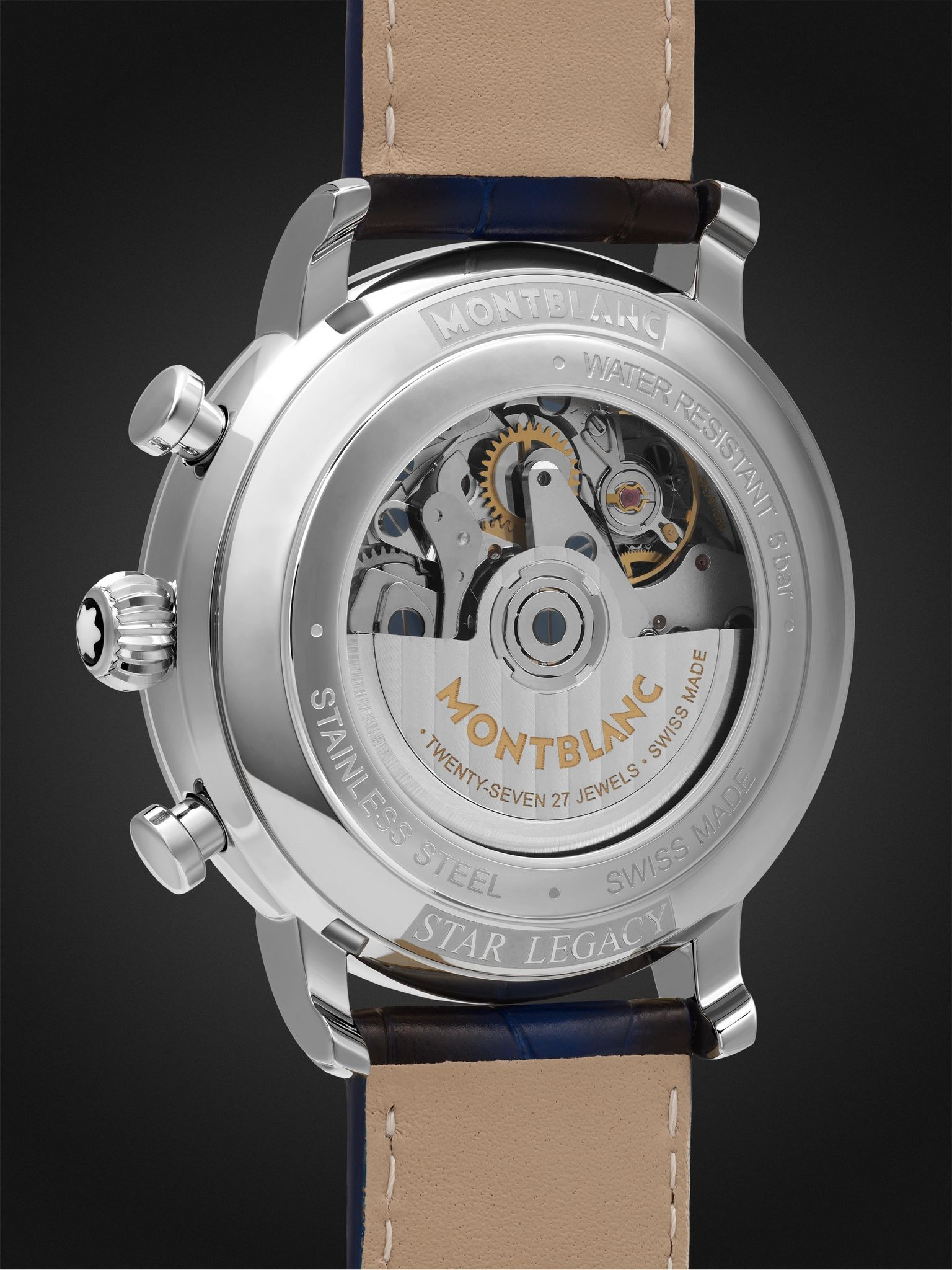 Star Legacy Limited Edition Automatic Chronograph 42mm Stainless Steel and Alligator Watch, Ref. No. - 5