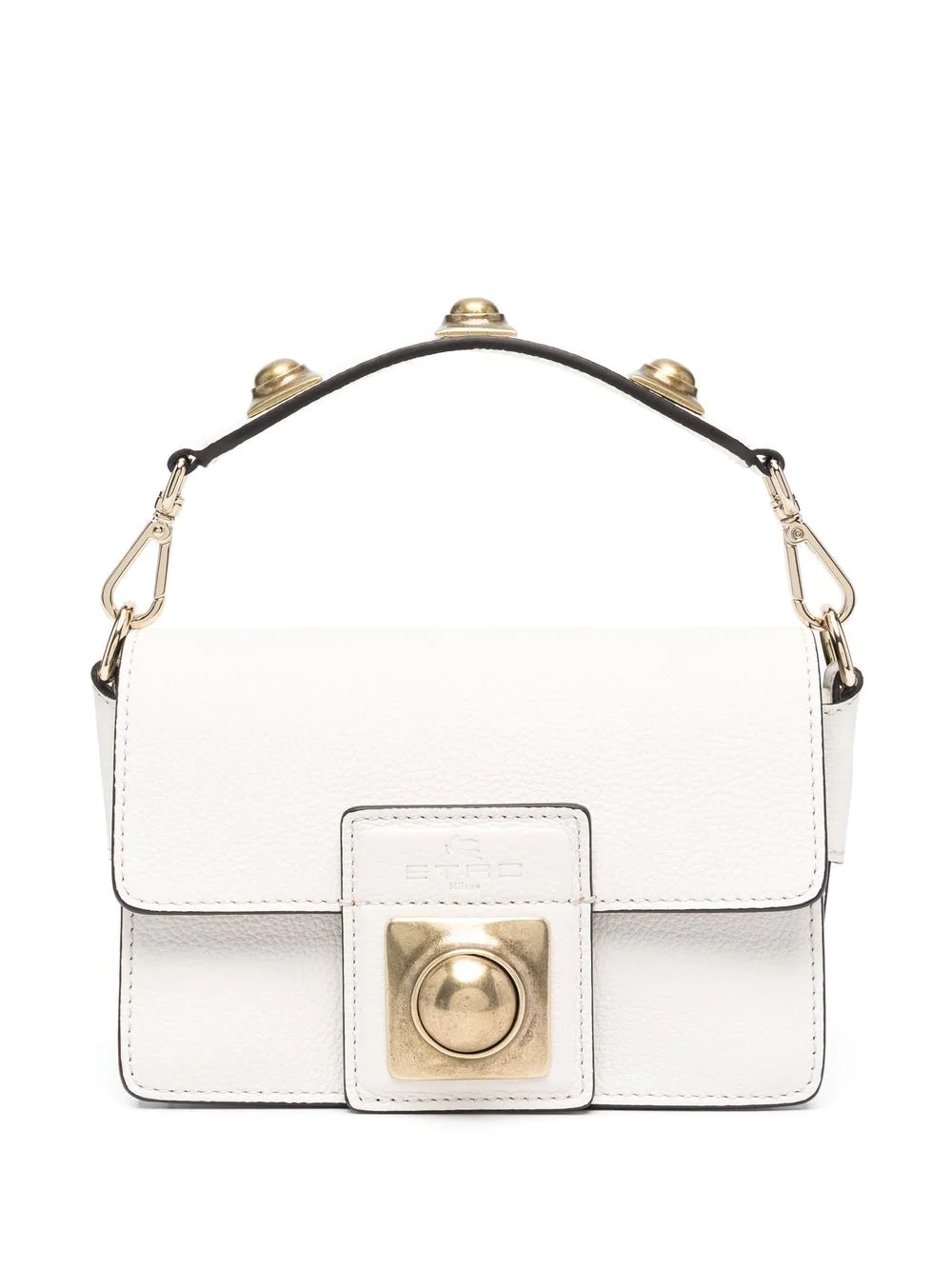 ball-stud leather crossbody bag - 7