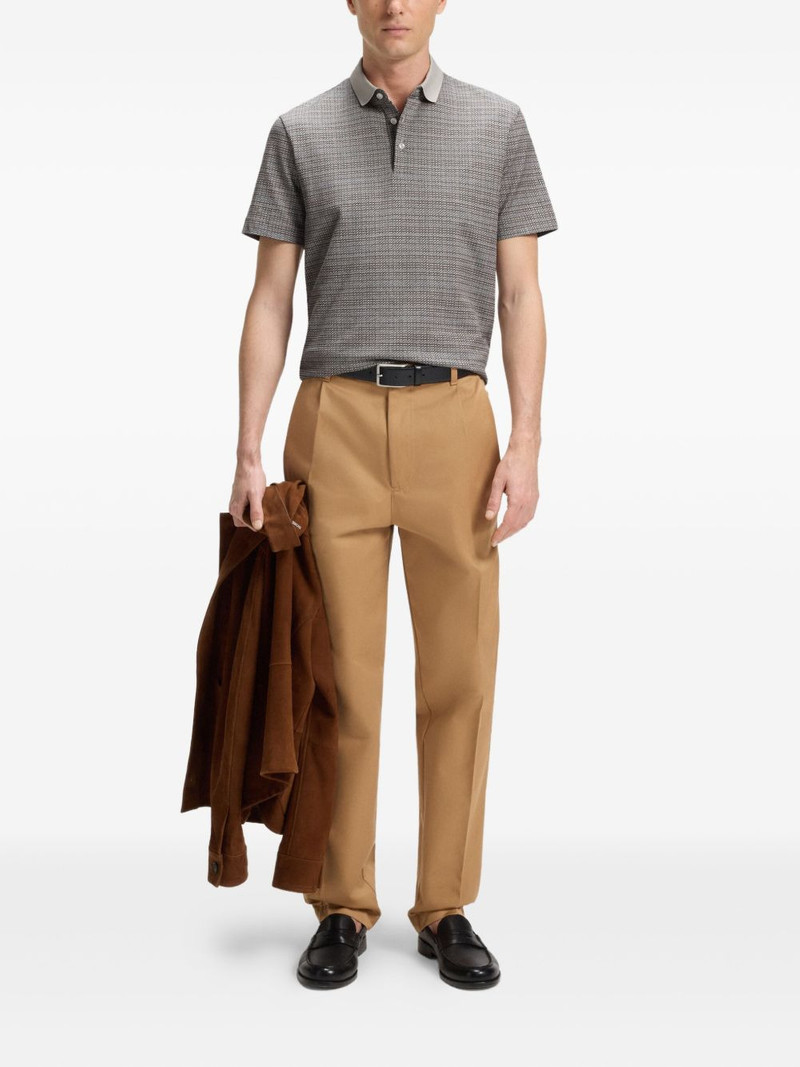 BOSS cotton polo shirt outlook
