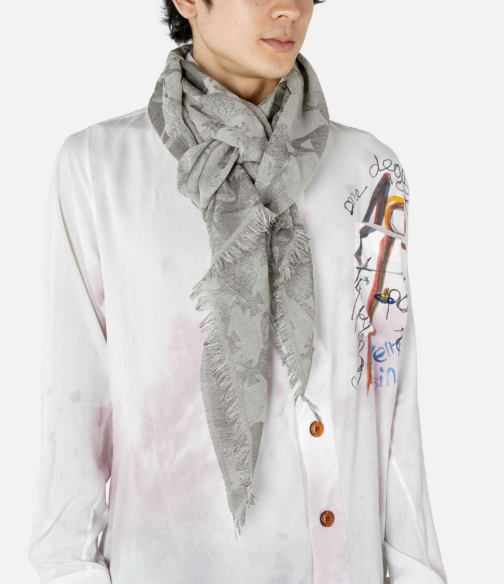 ORB STAMP TWO POINT SCARF - 2