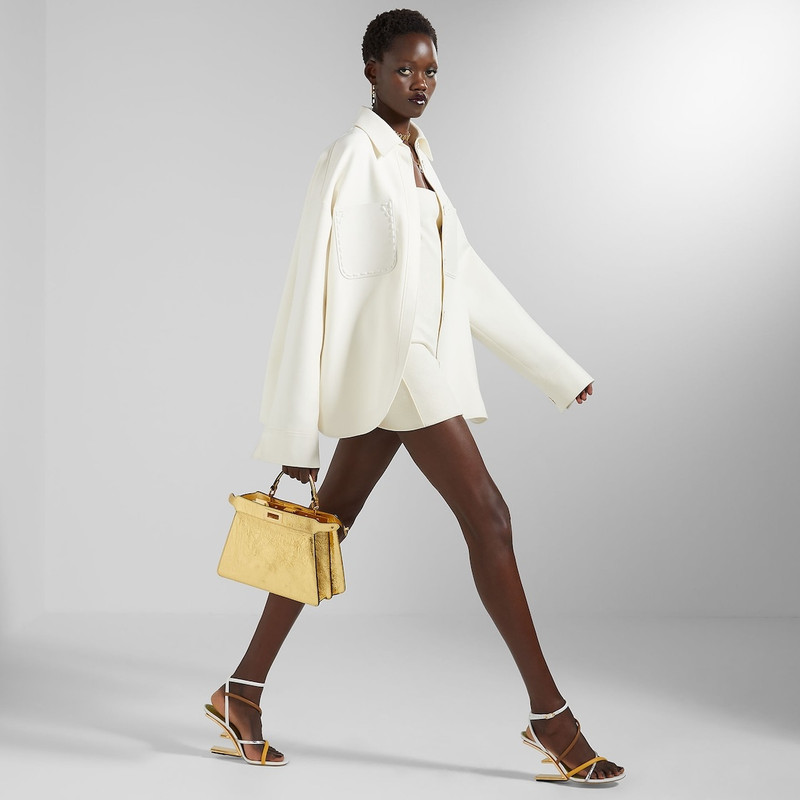FENDI White viscose dress outlook
