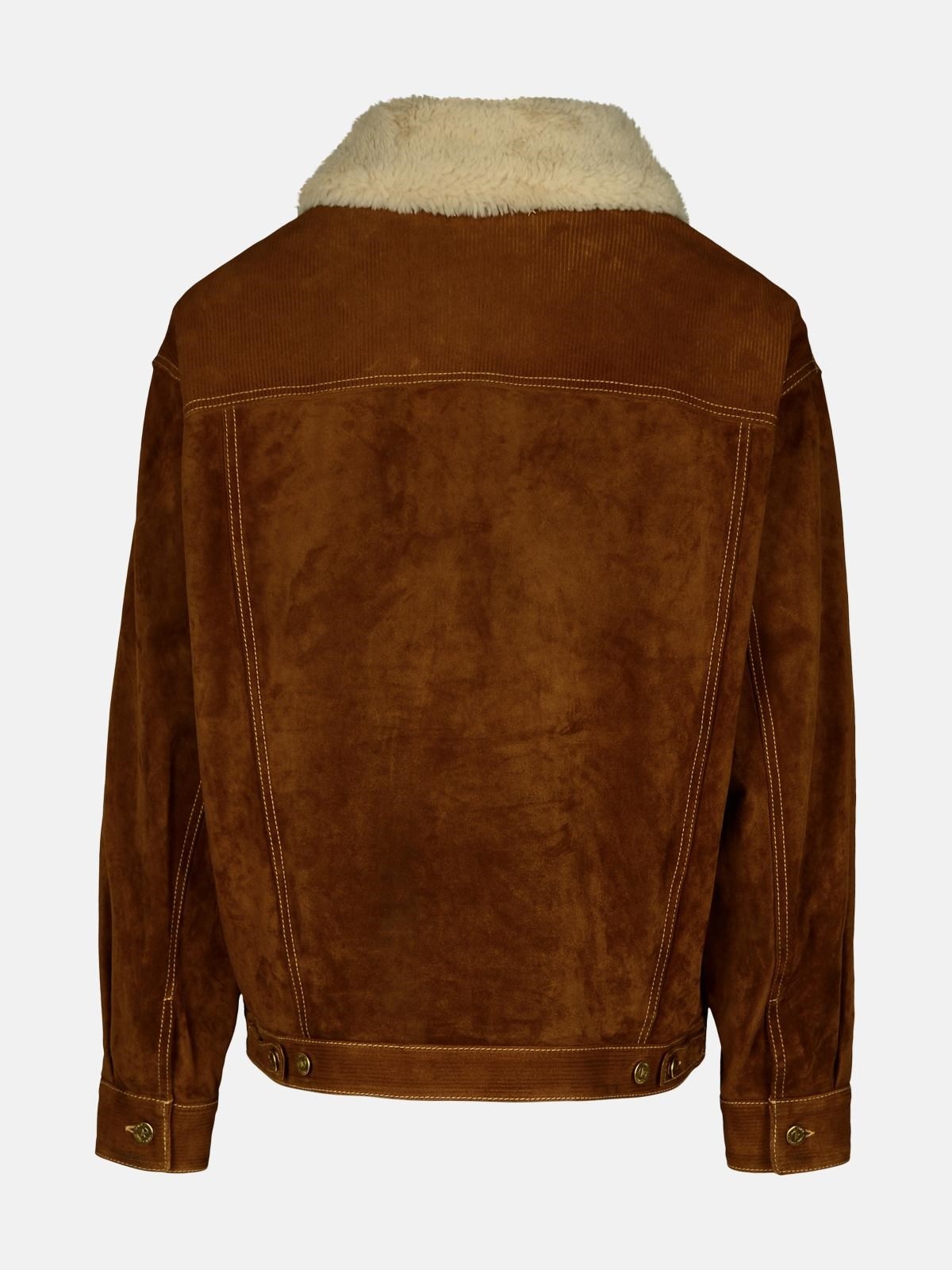 BROWN COWHIDE JACKET - 3