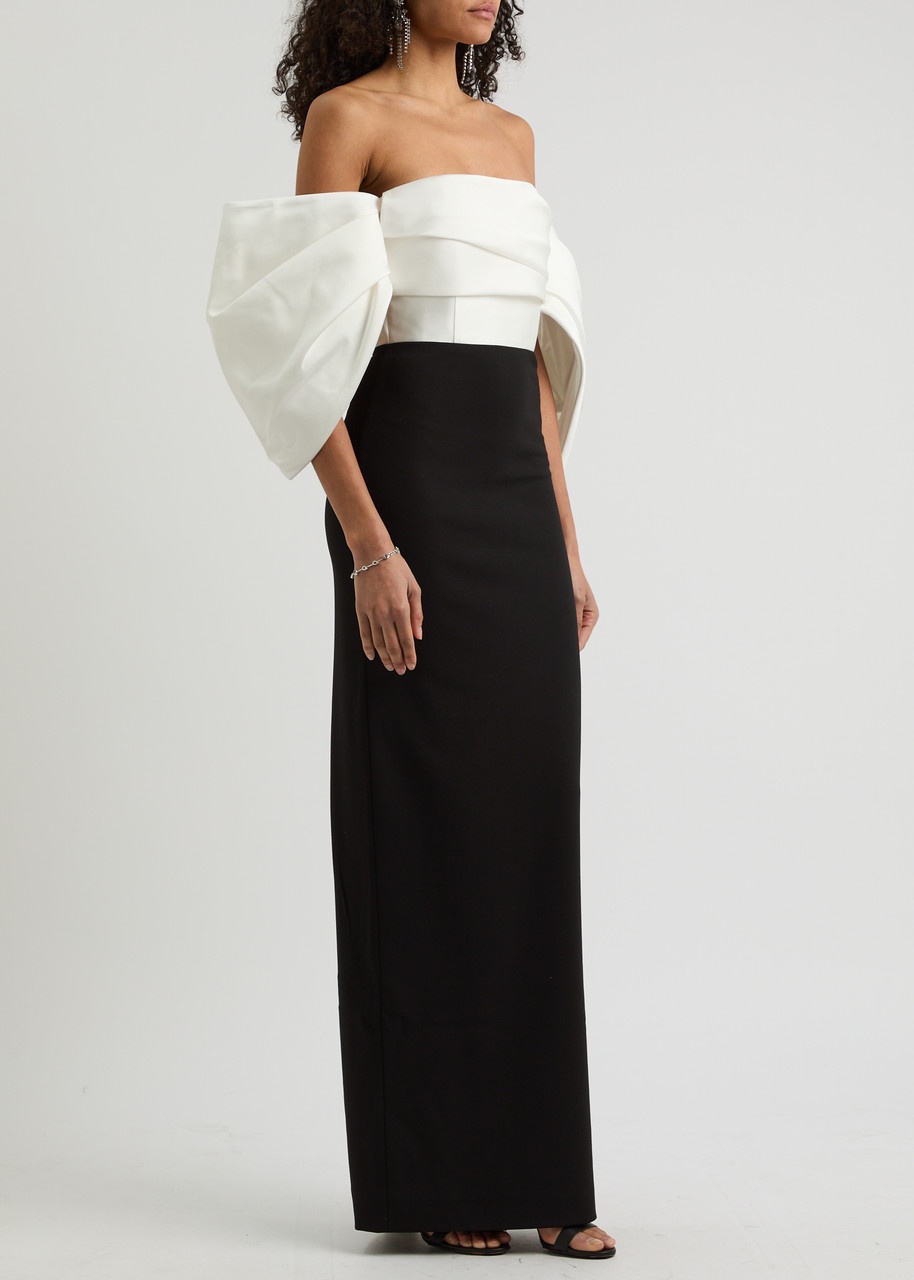 Solace London Arla Off-the-shoulder Gown - 2