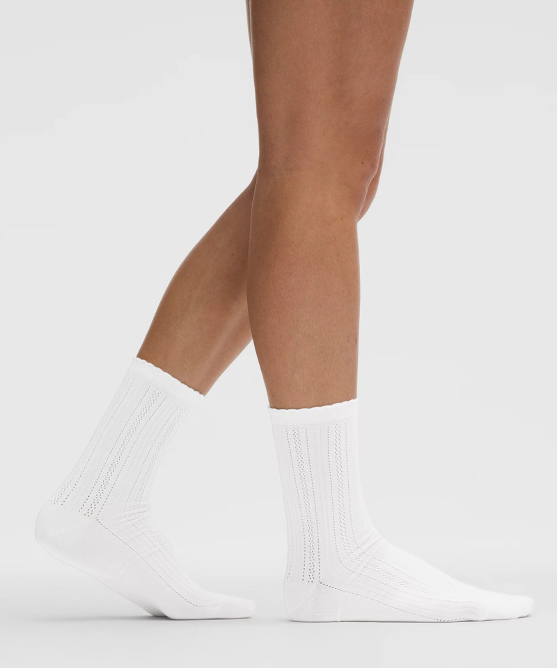 lululemon Unisex Pointelle Quarter Socks outlook