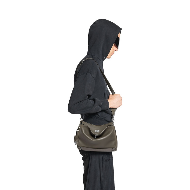 BALENCIAGA Men's Rodeo Small Messenger Bag  in Khaki outlook