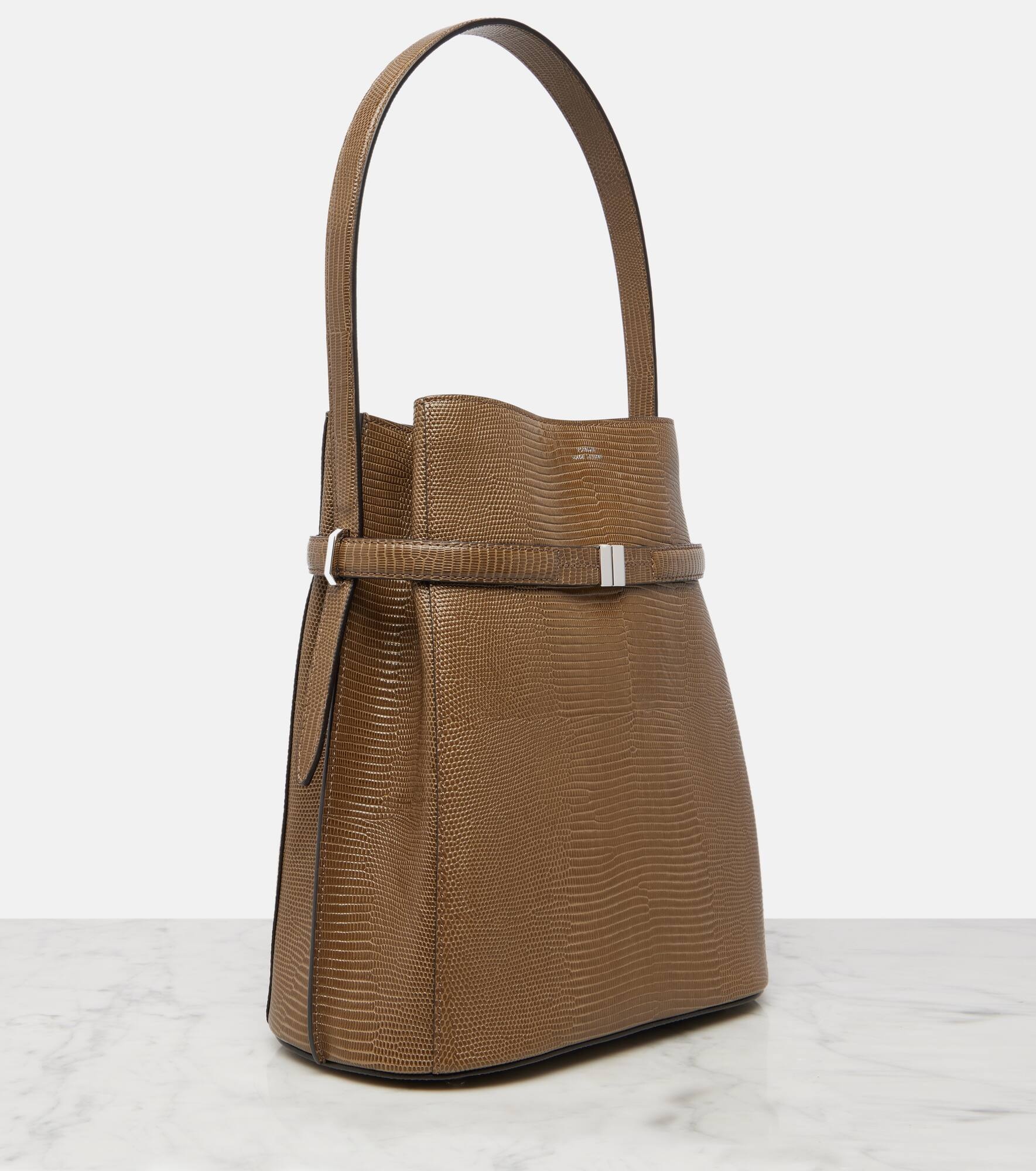 Leather bucket bag - 6
