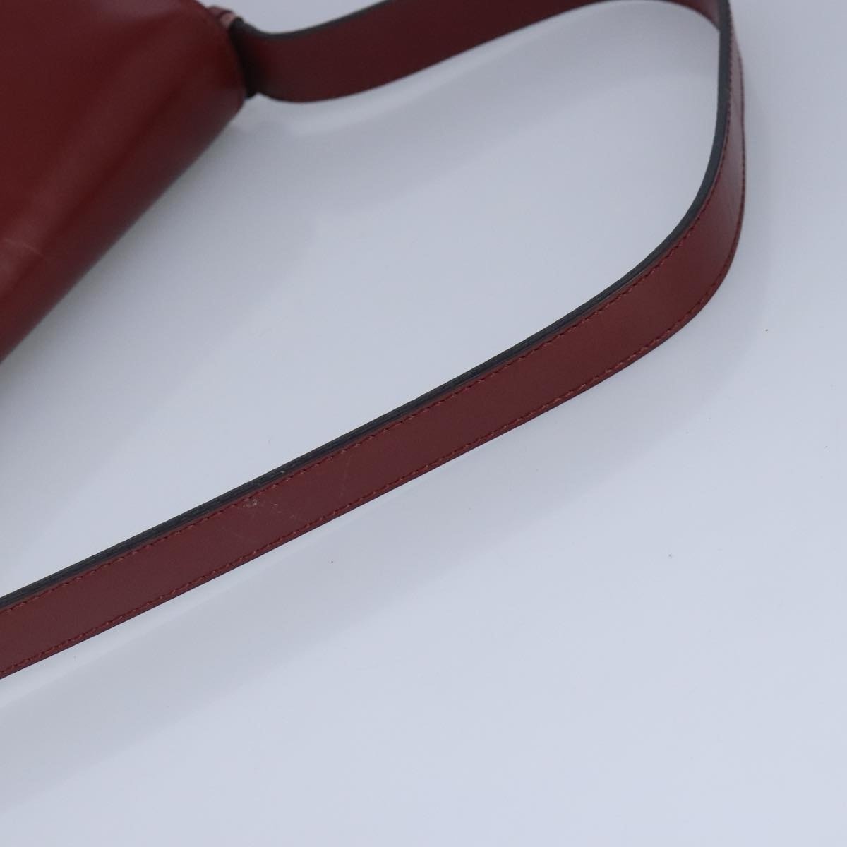 Burberry Shoulder Bag Leather Red - 7