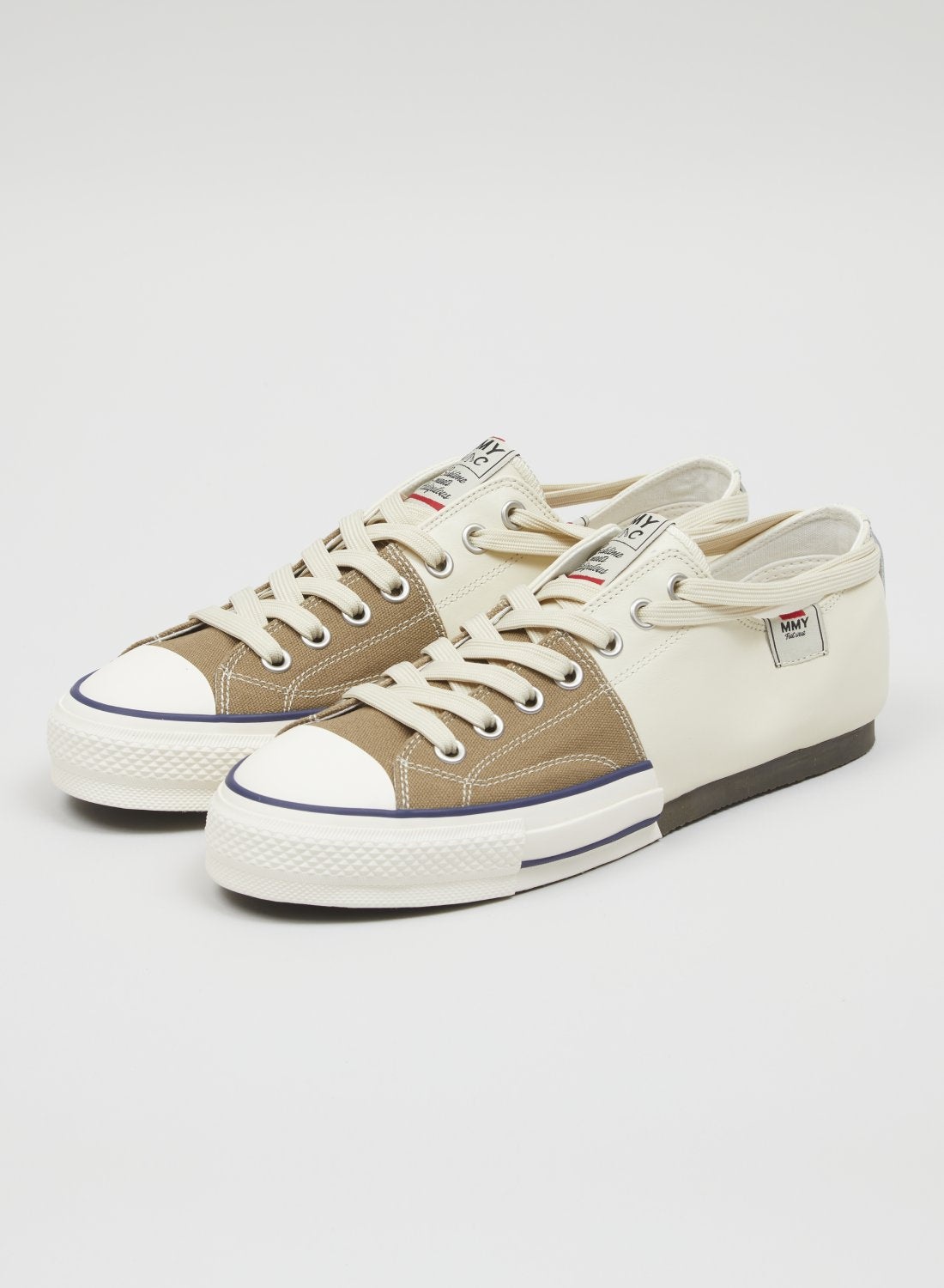 NC X Mihara Yasuhiro New Bowling Shoe in Khaki/White - 1