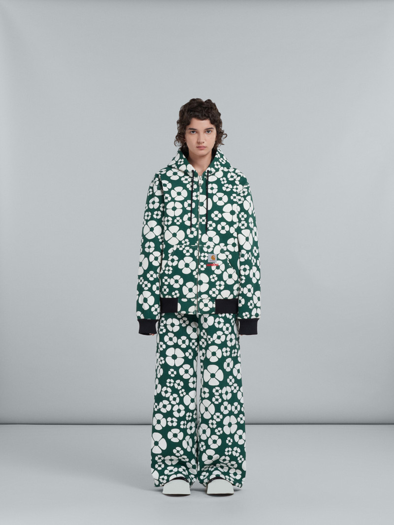 Marni MARNI X CARHARTT WIP - GREEN HOODED JACKET outlook